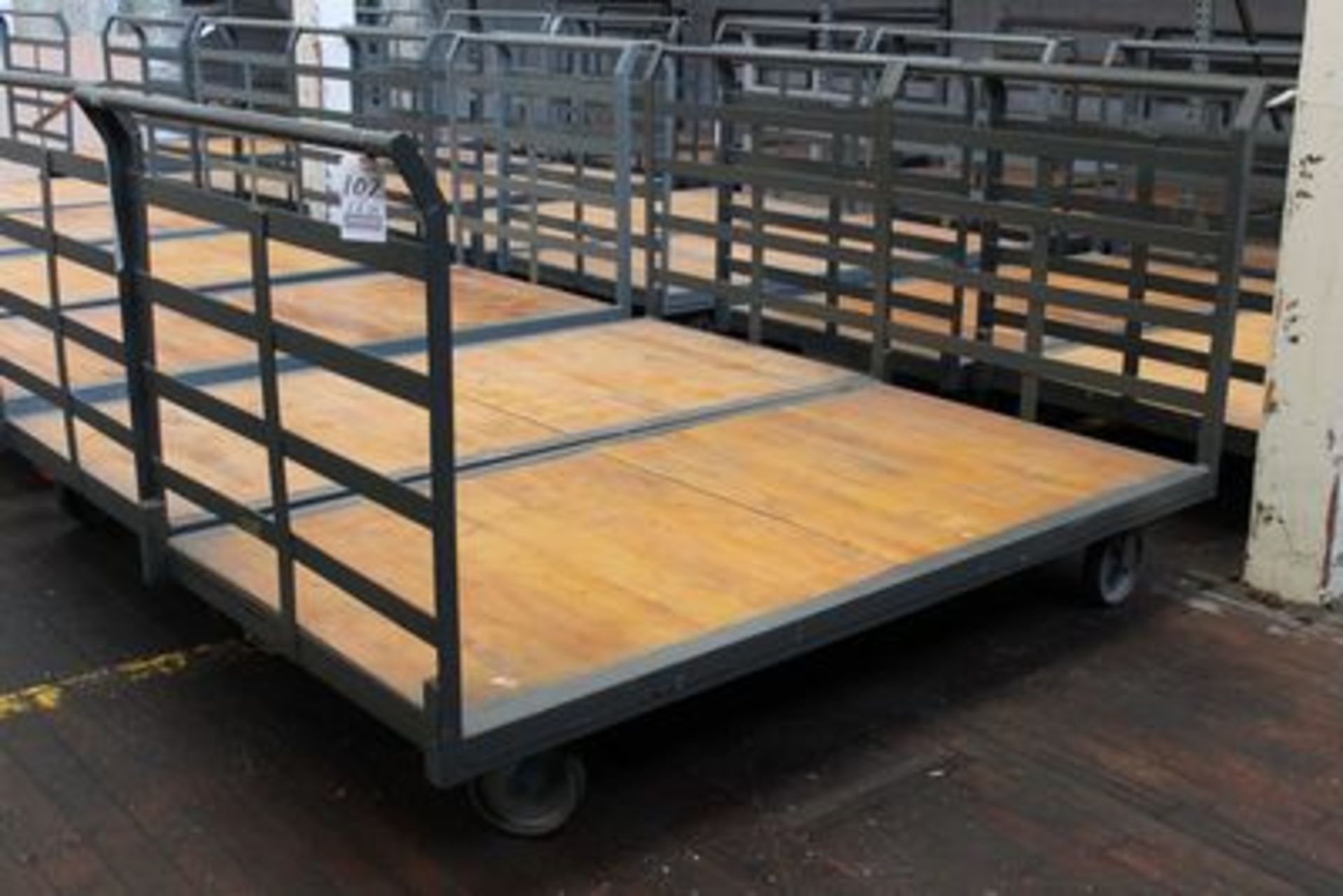 7' PORT. STEEL & WOOD U-BOAT STOCK CART