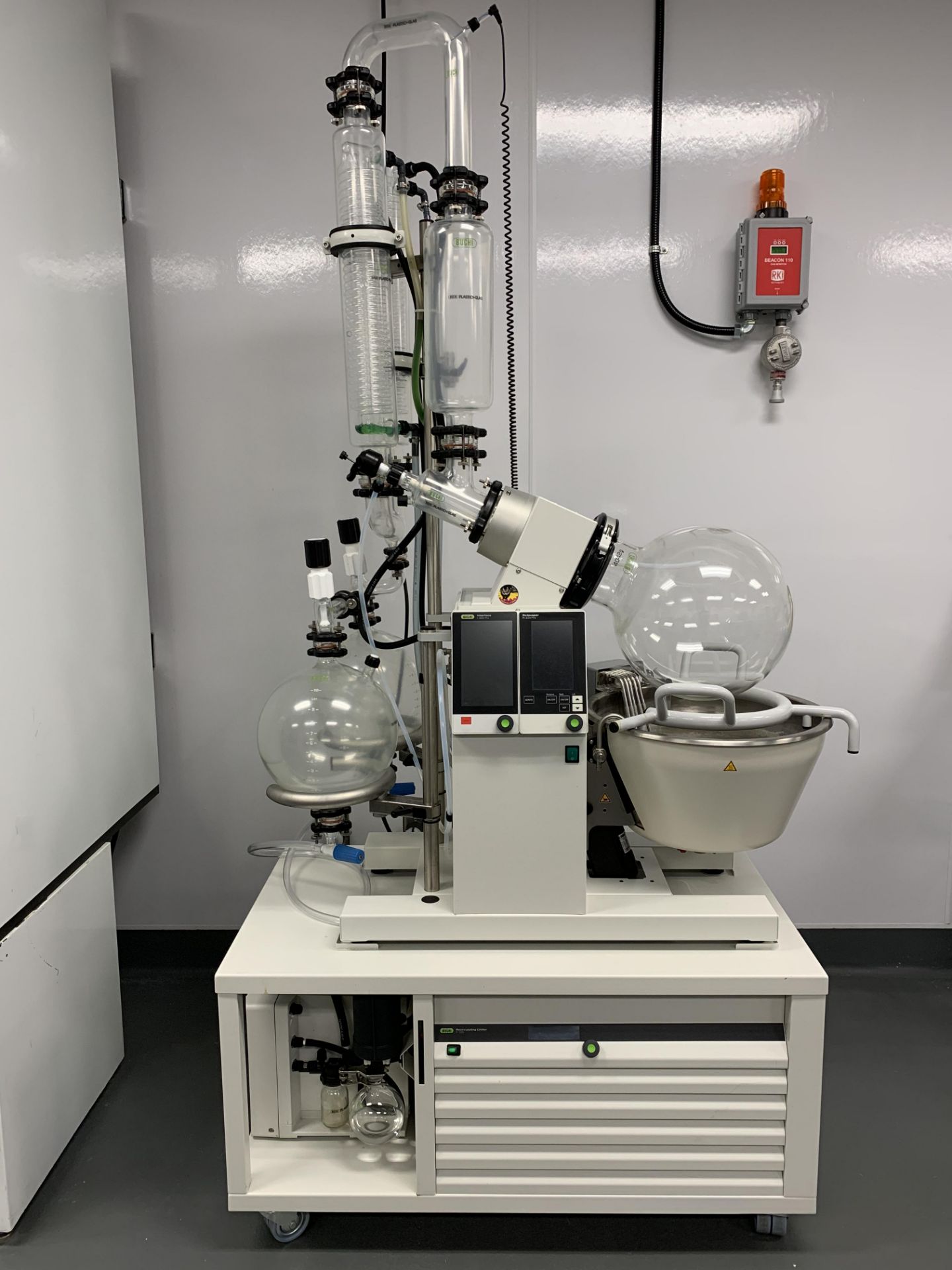 Used- Buchi 20 L Rotary Evaporator System. Model R-220