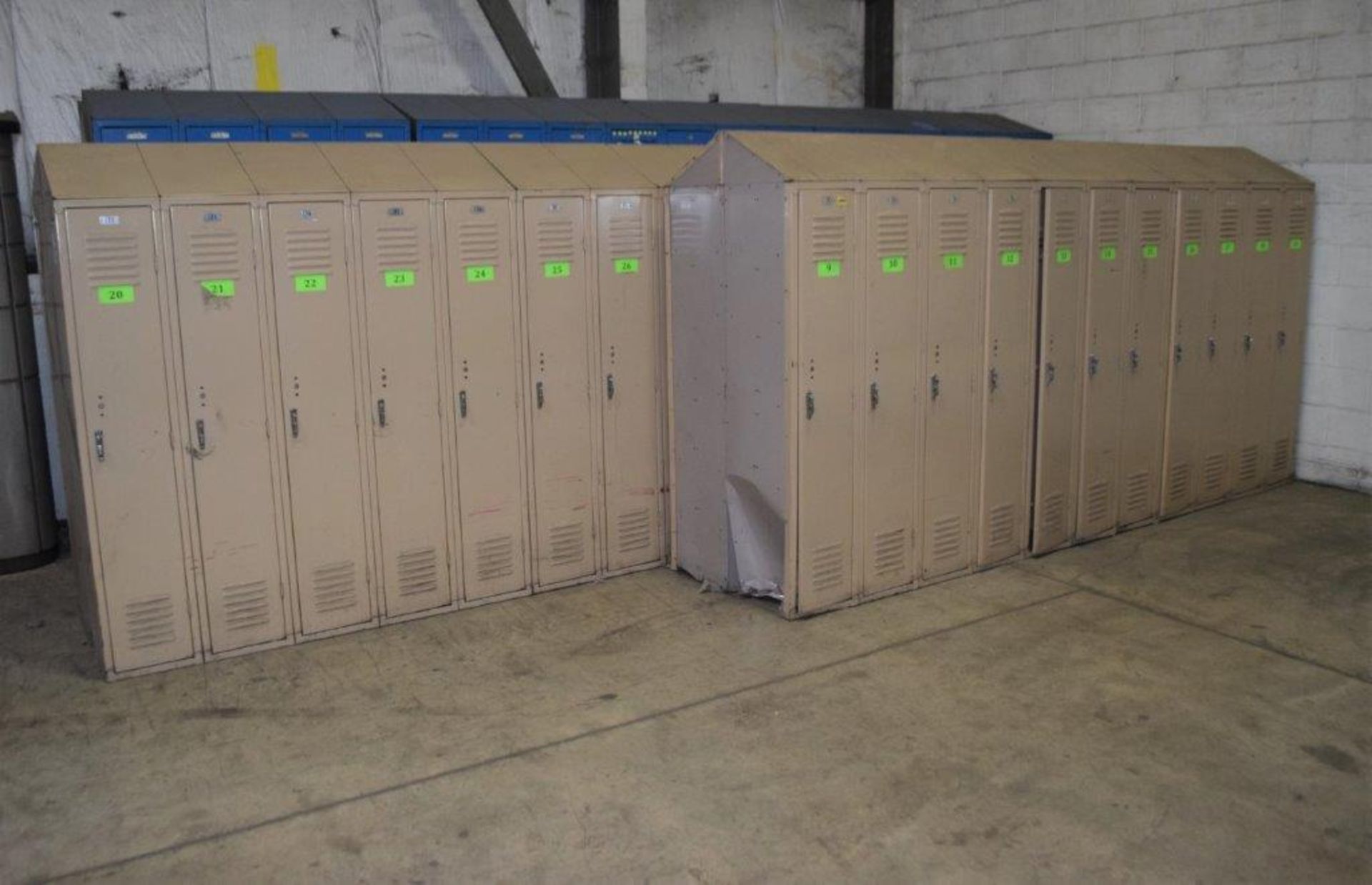Lot of Personal employee lockers. - Image 2 of 3