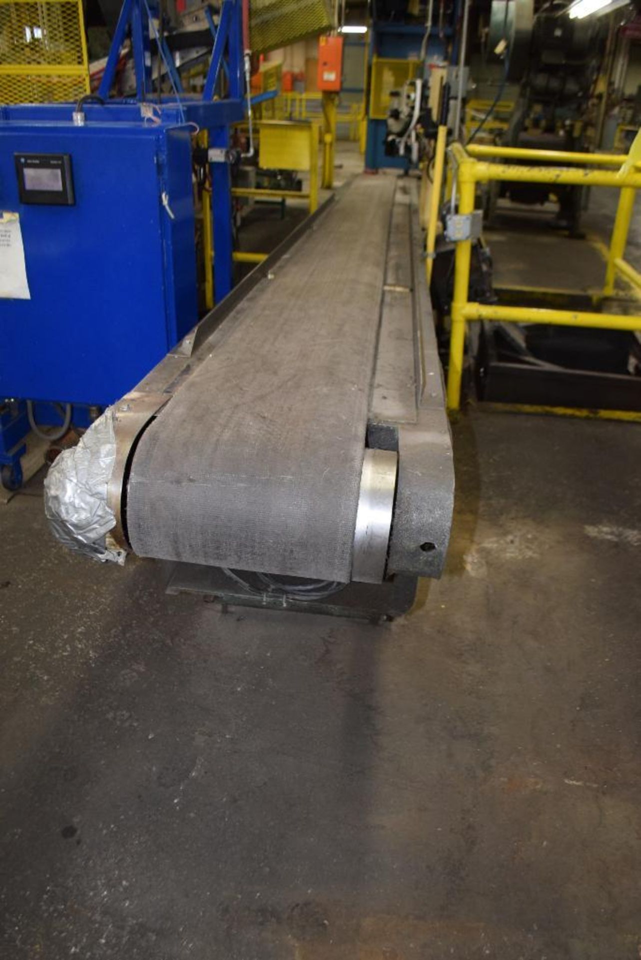 Lot Of (8) Belt conveyors. Approximate 4" wide x 6' long, 18" wide x 15' long, 17" wide x 6' long, 3 - Image 4 of 10