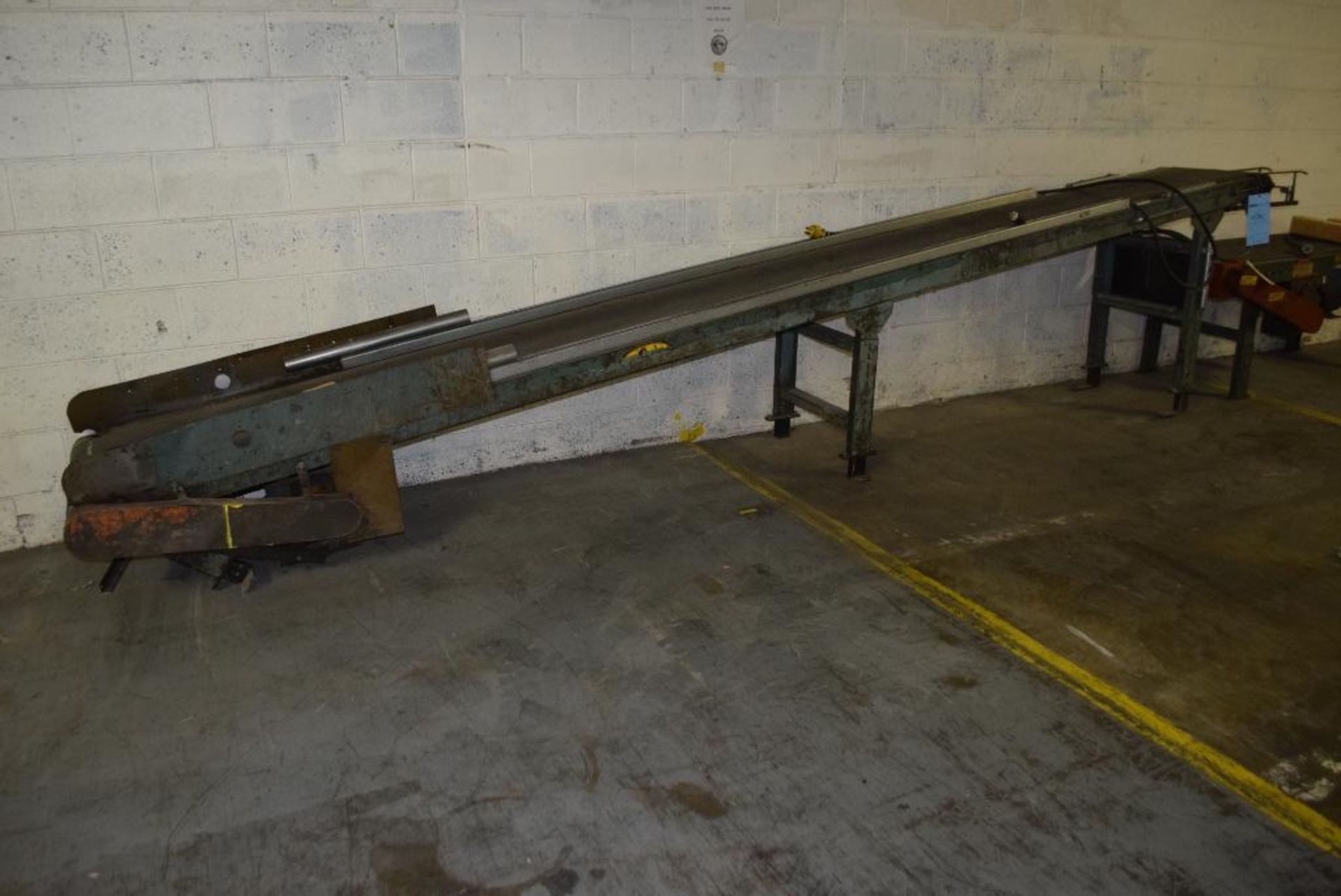 Lot Of (8) Belt conveyors. Approximate 4" wide x 6' long, 18" wide x 15' long, 17" wide x 6' long, 3 - Image 9 of 10