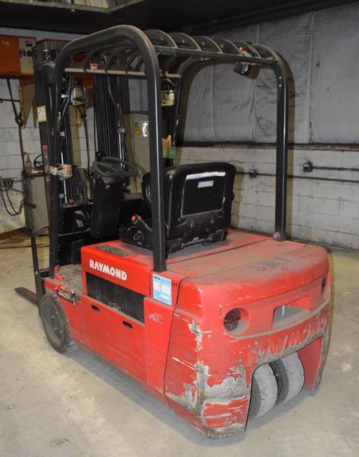 (1) Raymond Sit Down Electric Forklift, Model 445-C40TT, Serial# 445-13-11459. - Image 3 of 9