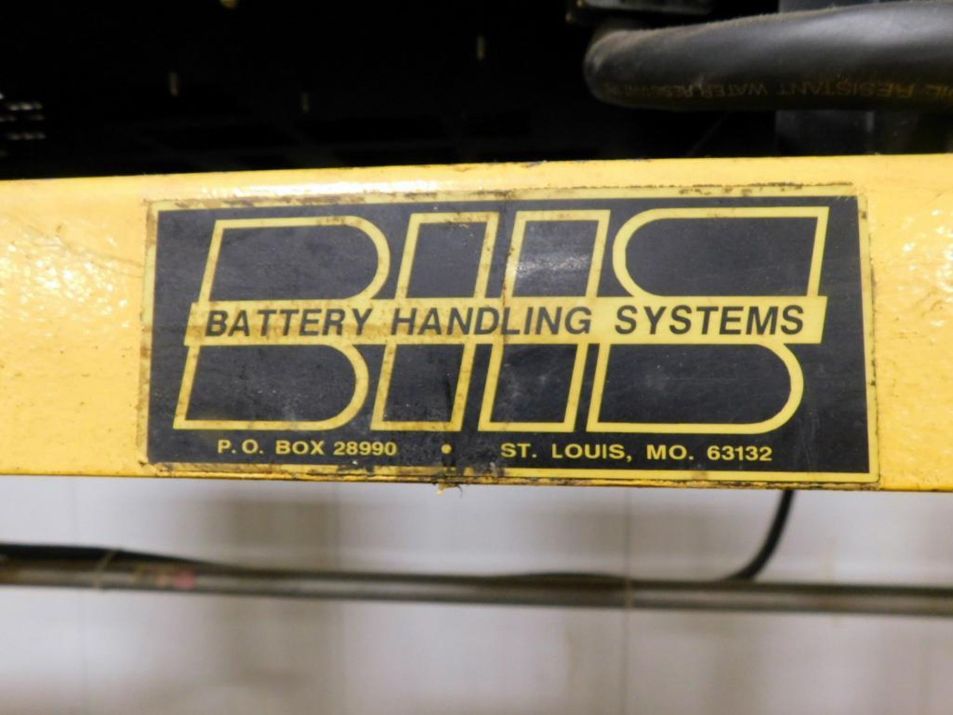 BHS Battery Handling Systems Forklift Battery Charger Racking, (3) Sections; 144" x 42" x 60". - Image 3 of 3