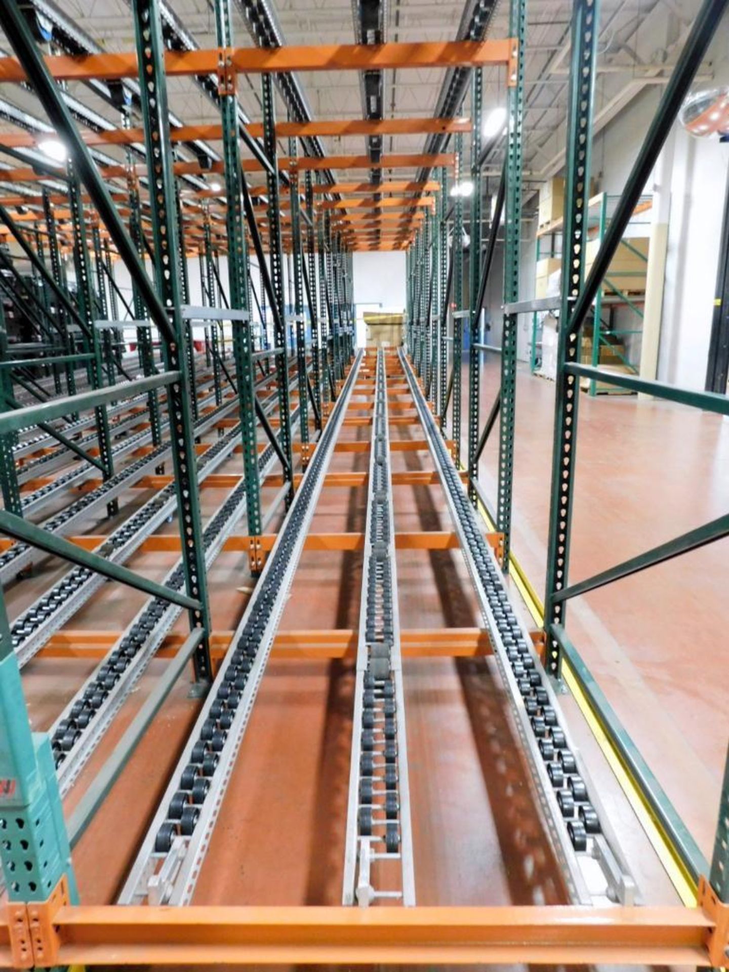 Flow Type Roller Conveyor Pallet Racking, Approximate 24' x 60' x 11'. (NO CONTENTS) - Image 4 of 4