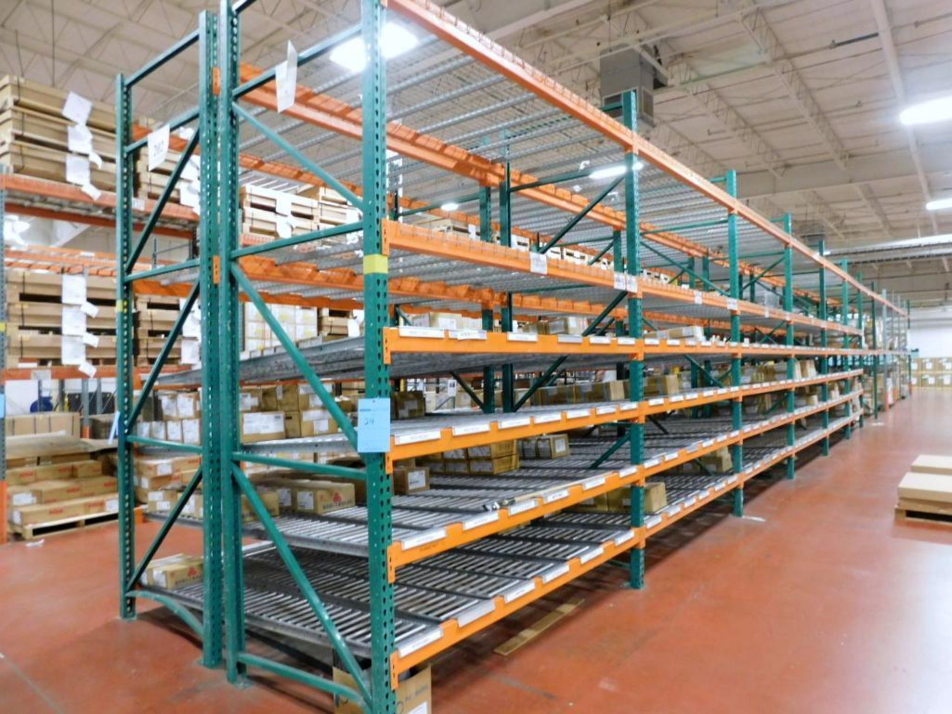 (20) Sections of Pallet Racking, Approximate 8' x 4' x 12'., and (2) Sections Approximate 12' x 4' x