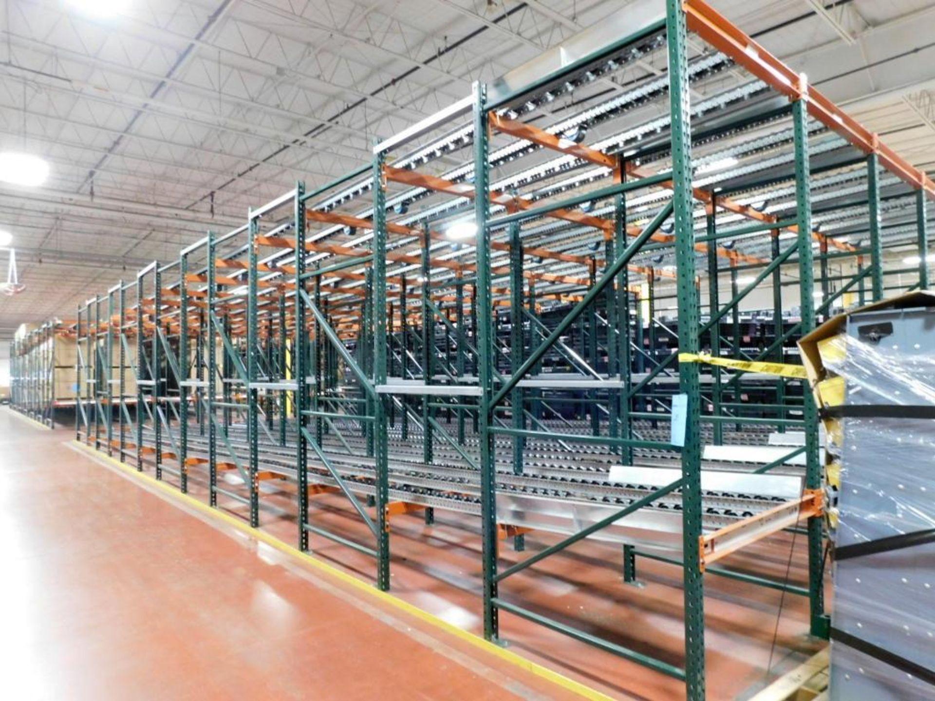 Flow Type Roller Conveyor Pallet Racking, Approximate 24' x 60' x 11'. (NO CONTENTS) - Image 3 of 4