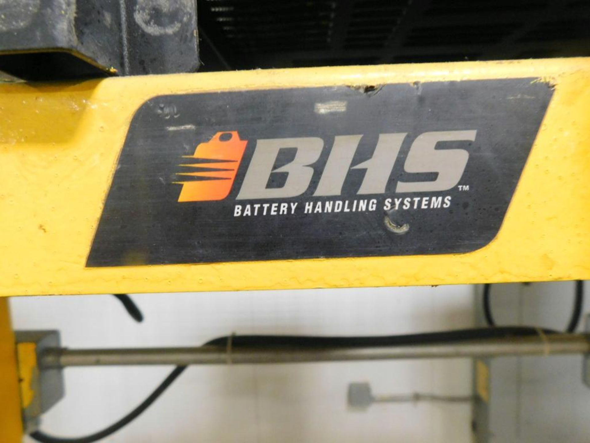 BHS Battery Handling Systems Forklift Battery Charger Racking, (3) Sections; 120" x 42" x 66". - Image 2 of 3