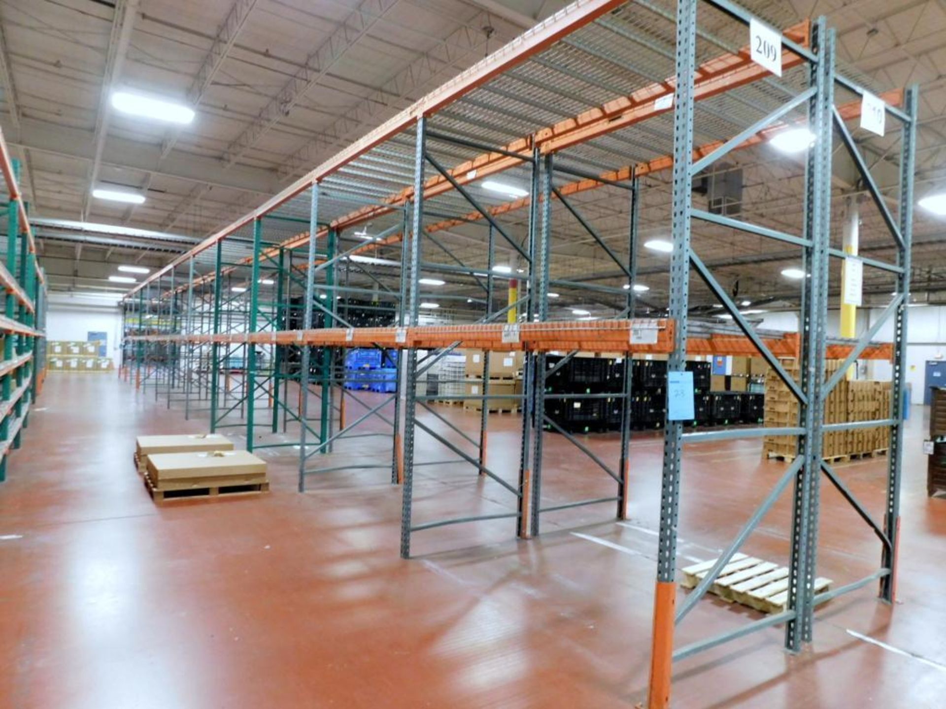 (12) Sections of Pallet Racking, Approximate 8' x 4' x 12'. (NO CONTENTS)