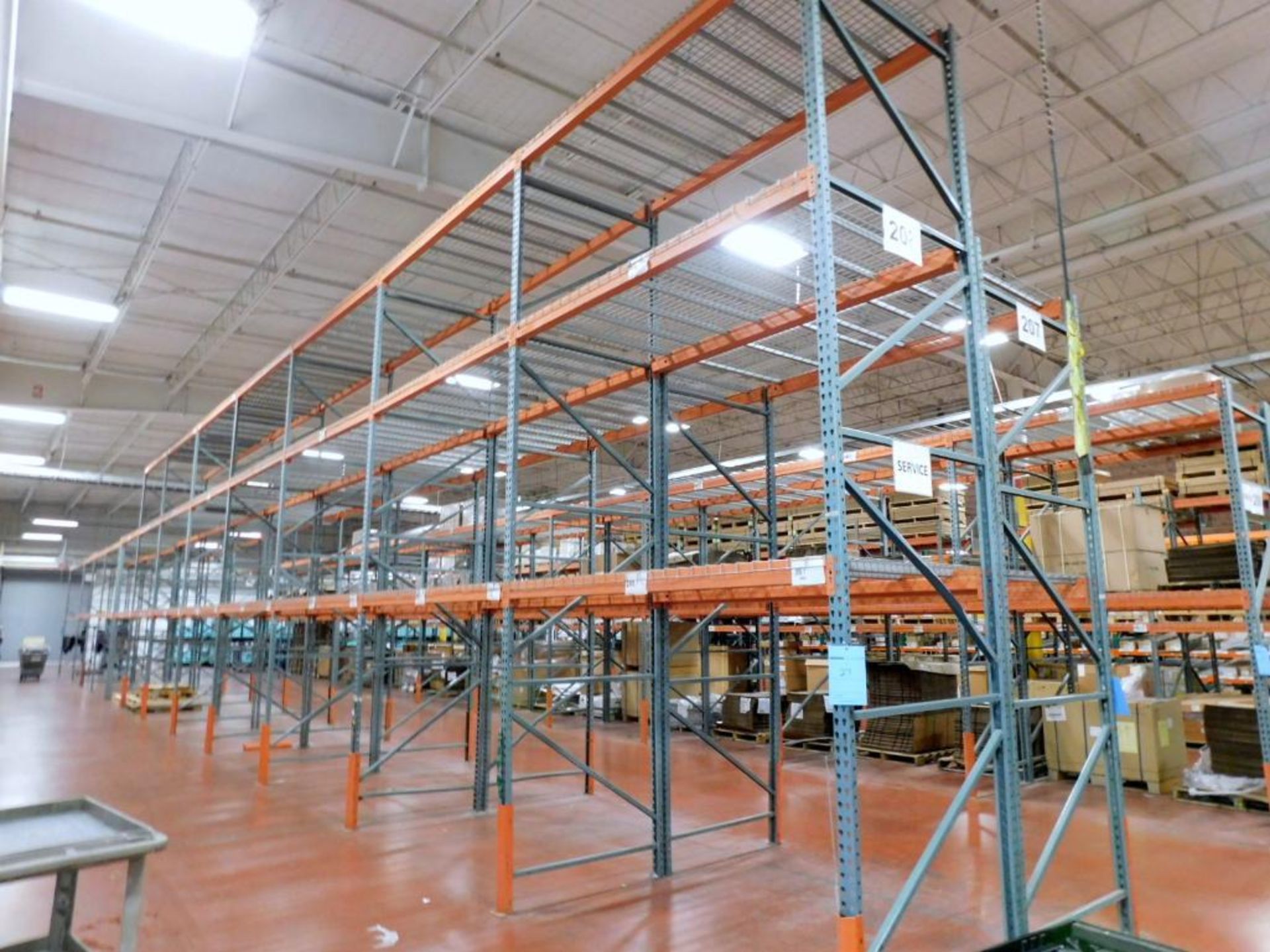 (22) Sections of Pallet Racking, Approximate 8' x 4' x 12', and (2) Sections Approximate 12' x 4' x - Image 3 of 5