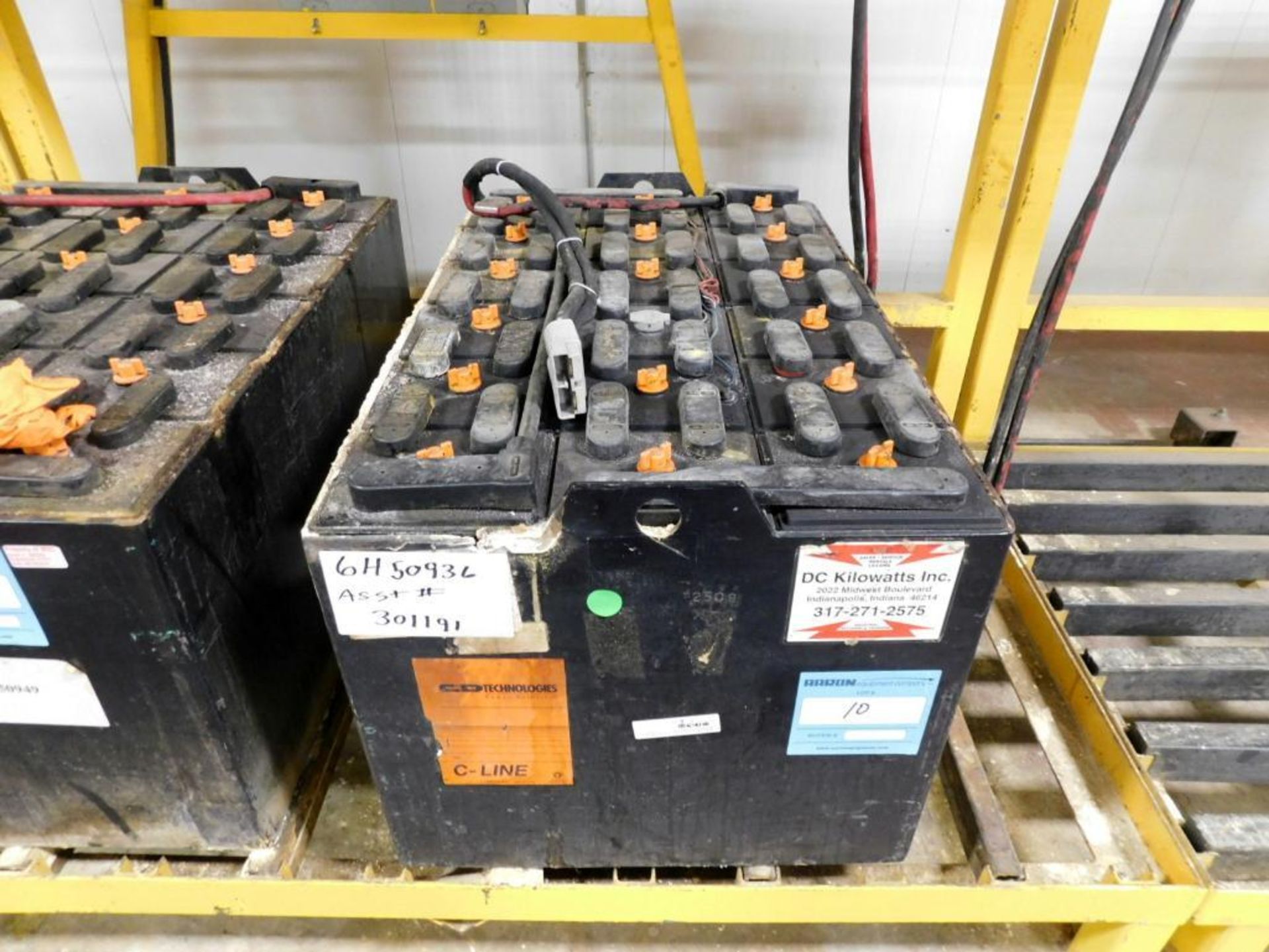 C&D Technologies C-Line Industrial Forklift Battery, Serial # 6H50936.