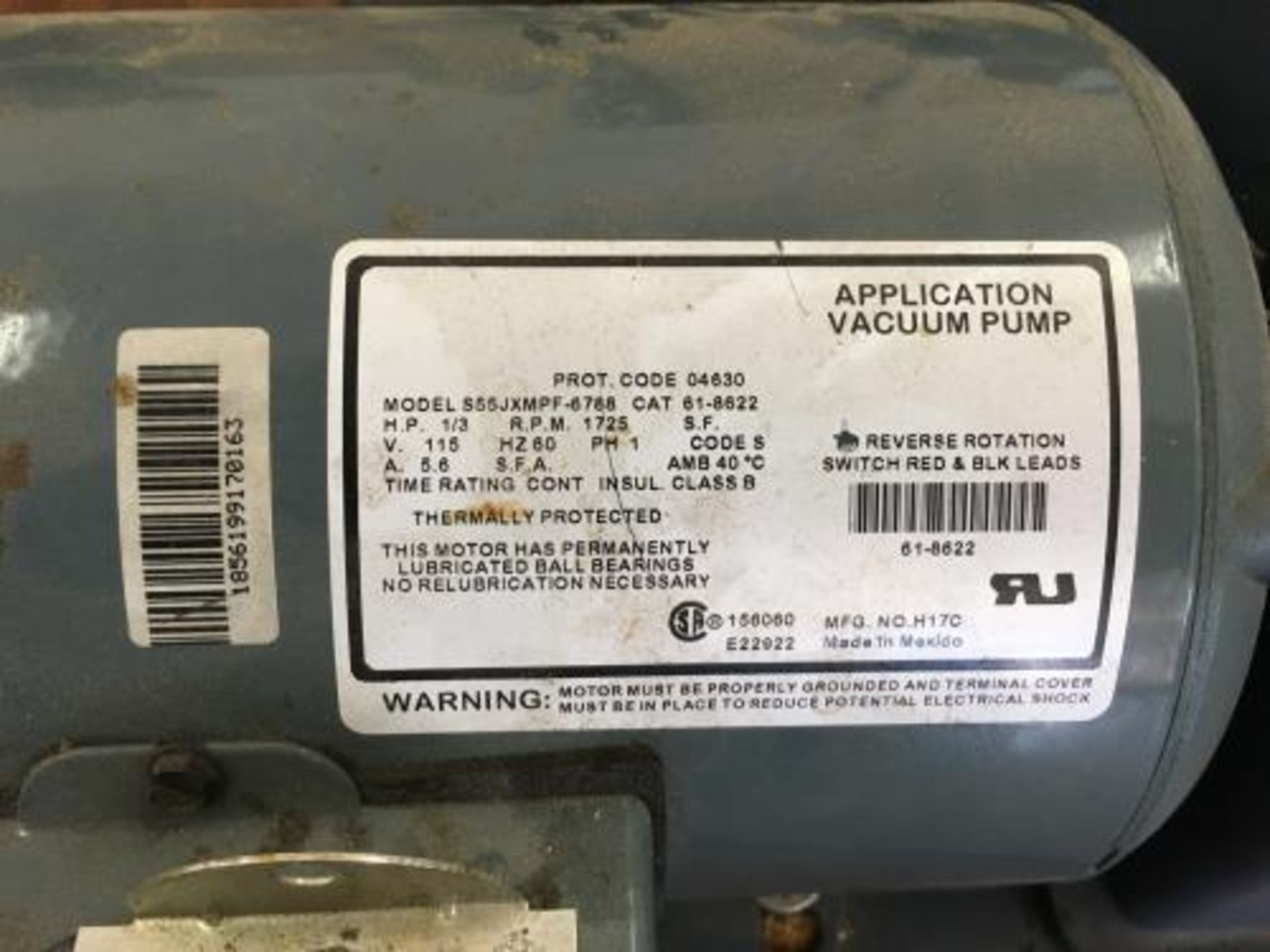 Welch Chemstar 1400N Vacuum Pump - Image 3 of 4