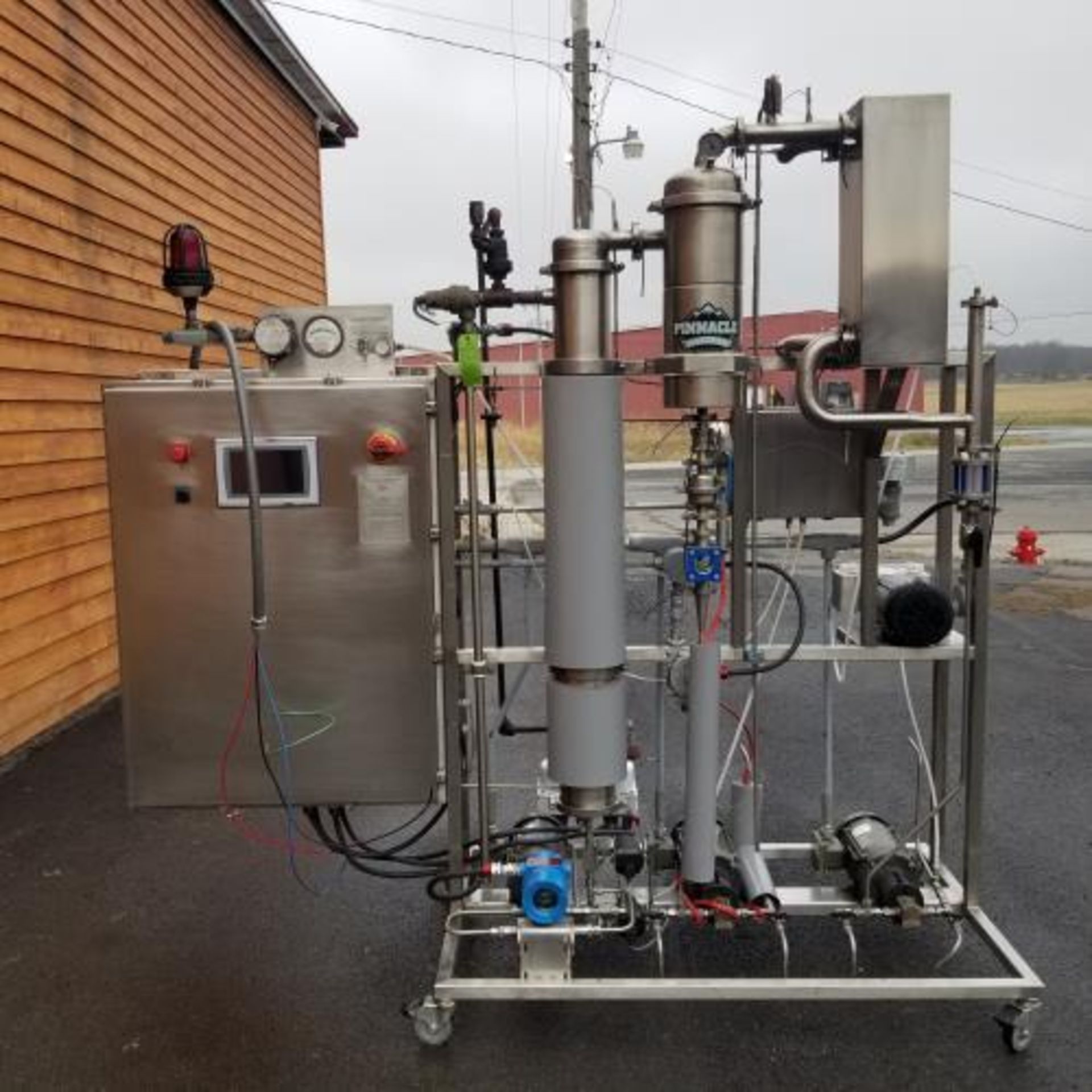 Pinnacle Stainless Solvent Recovery Skid, Model SRS 100