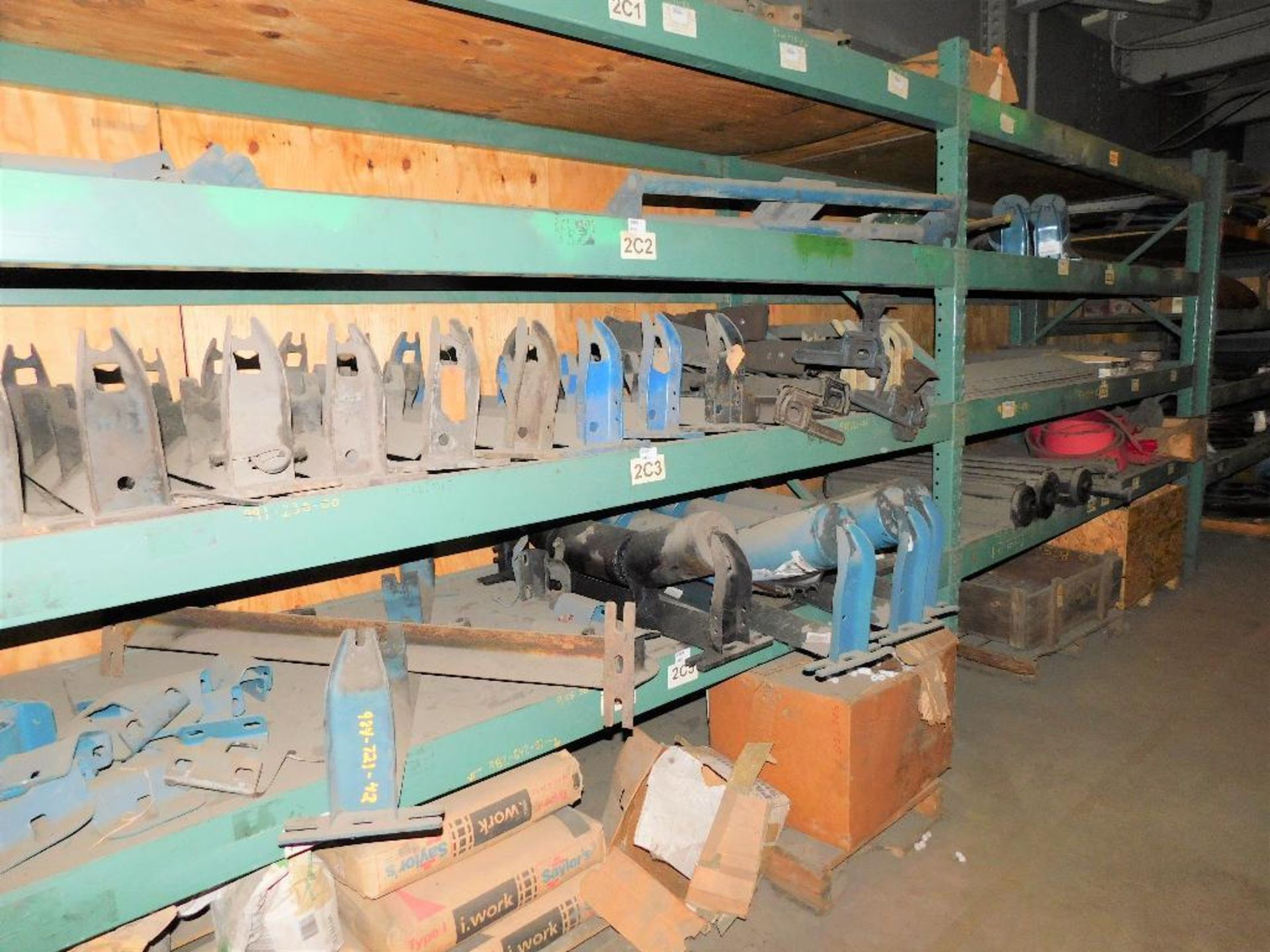 Assortes (2) Ros 8' Pallet Rack with Contents of Conveyor and Pump Parts. - Image 2 of 5