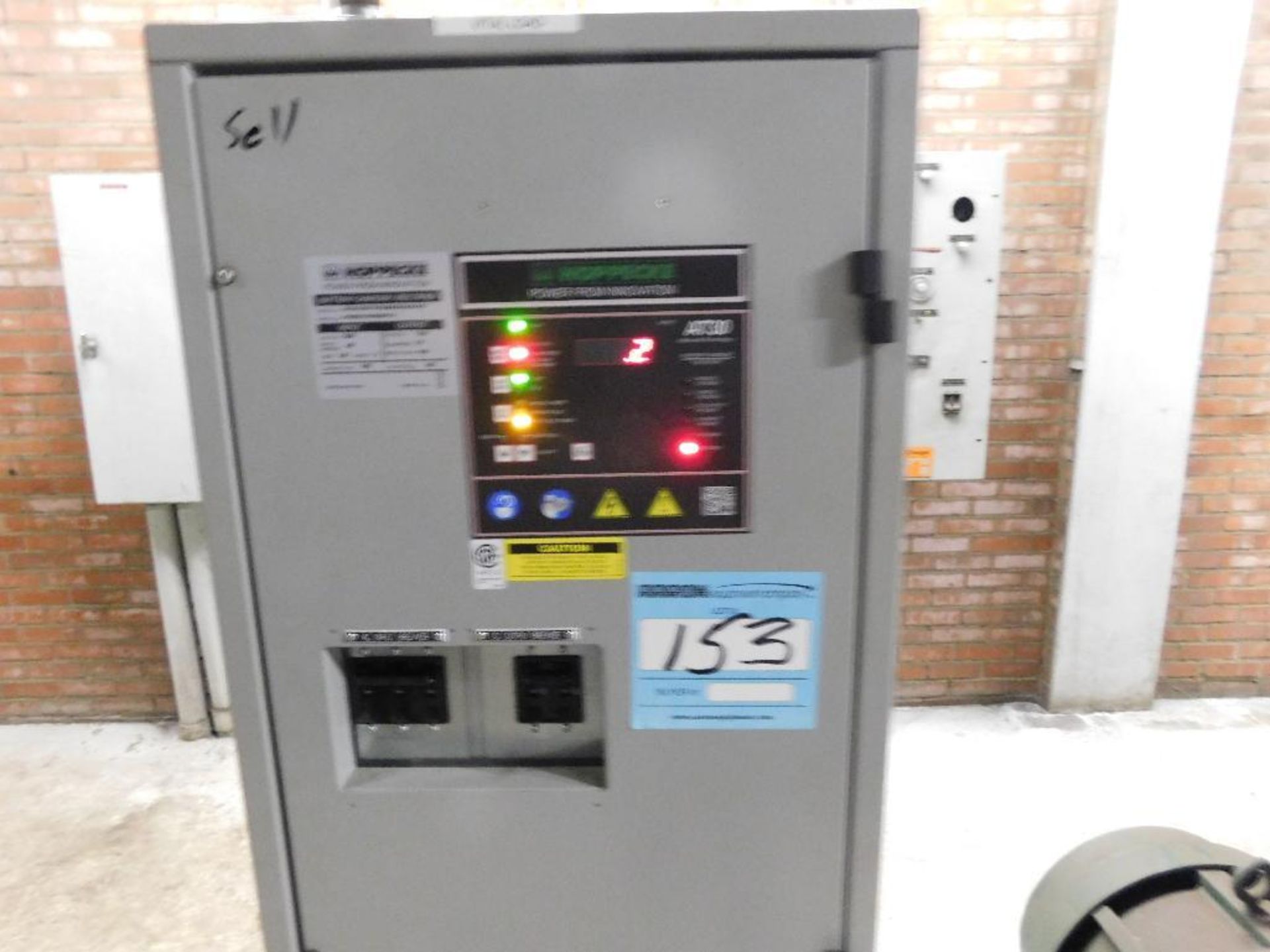 Hoppecke 60 Cell 130 Volt DC Battery Backup System with Model AT-30 Charger Rectifier and 60 7 OSP, - Image 2 of 3