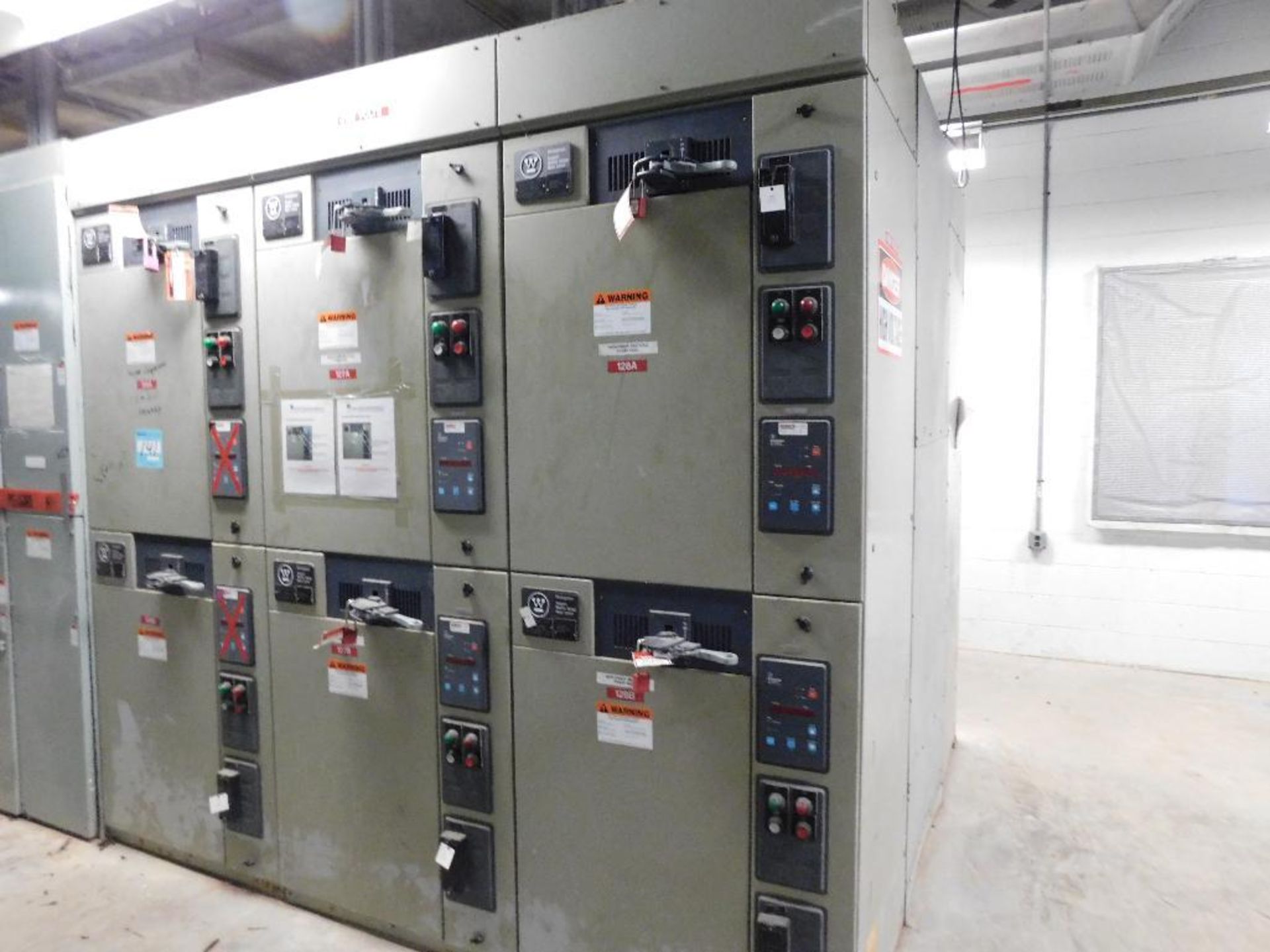 Qty. (6) Westinghouse Ampgard Medium Voltage Motor Control Centers.