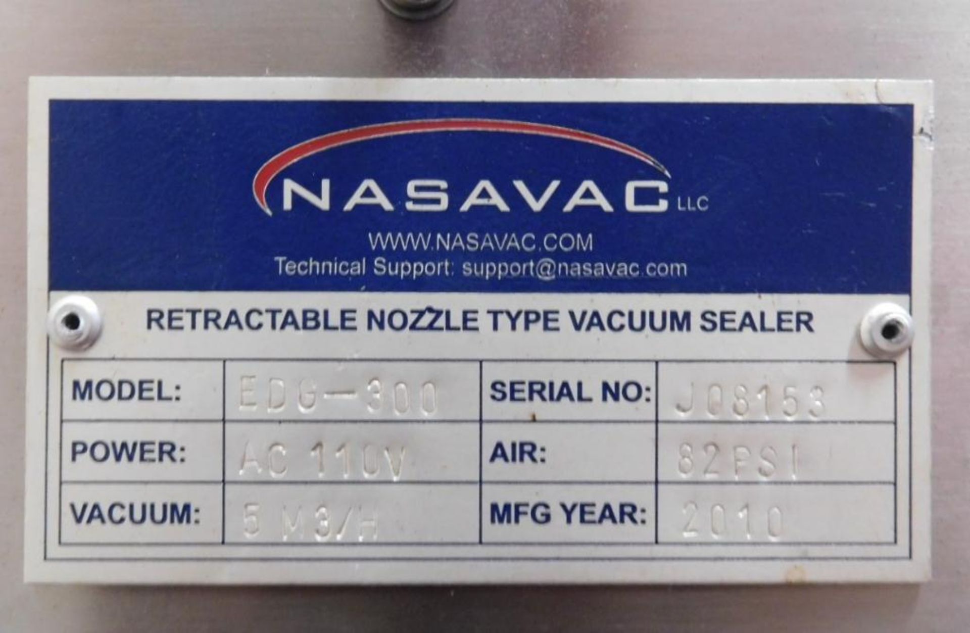 Nasavac Retractable Nozzle Type Vacuum Sealer - Image 4 of 4