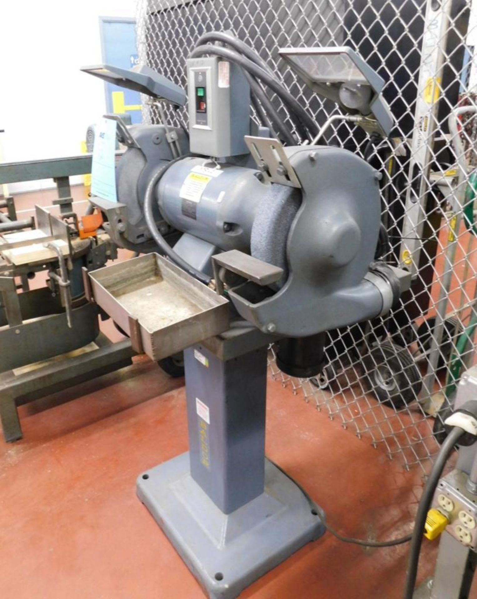 Baldor Approximate 12" Dual Pedestal Grinder - Image 2 of 5