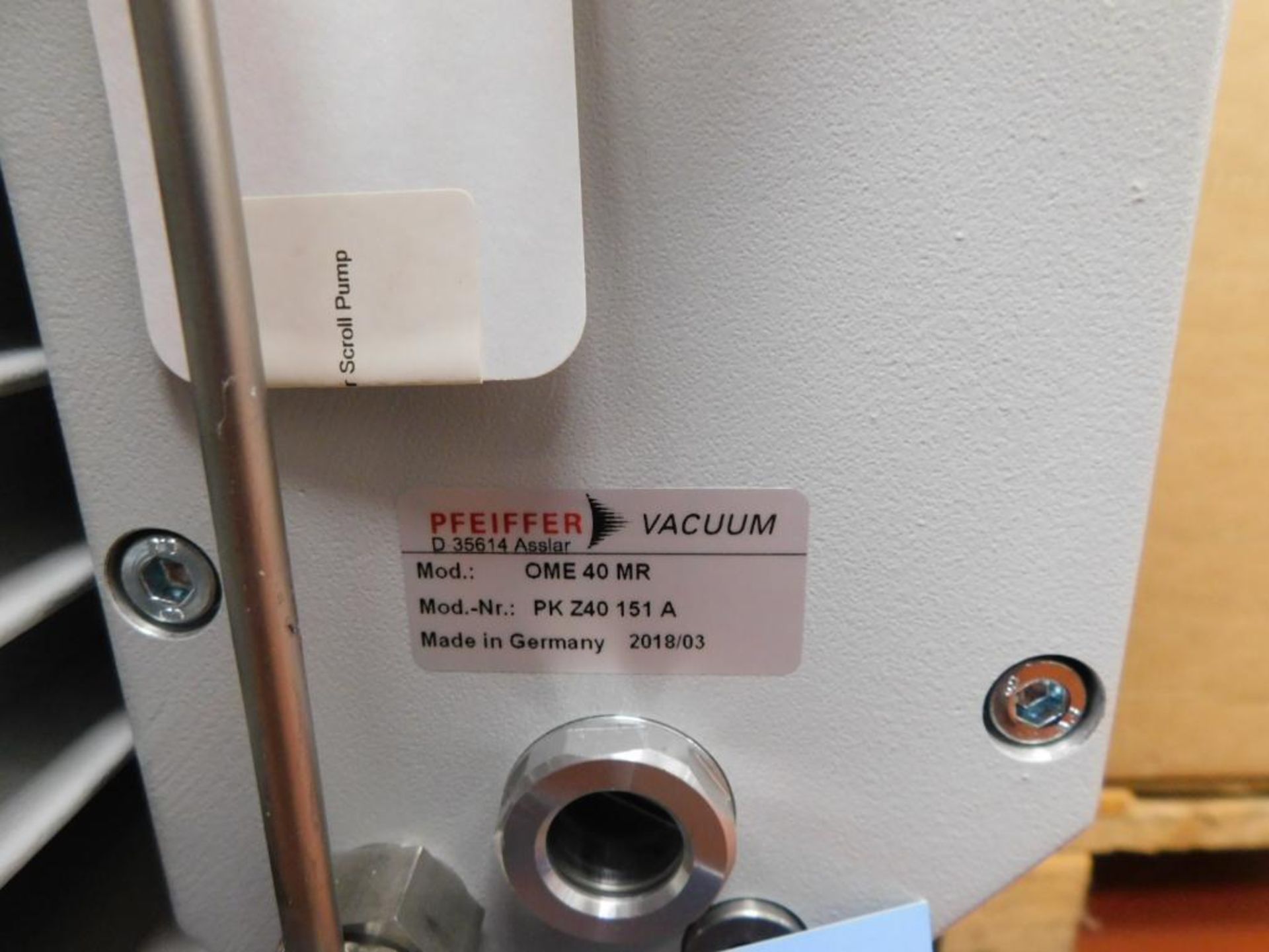 Unused Pfeiffer DuoLine Vacuum Pump - Image 5 of 7