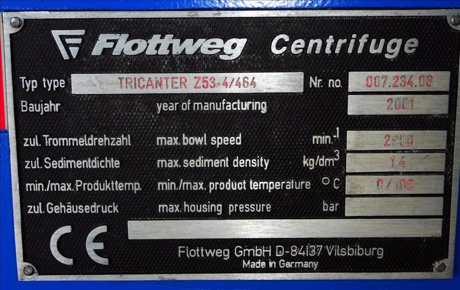 Flottweg Tricanter Centrifuge - Image 35 of 40