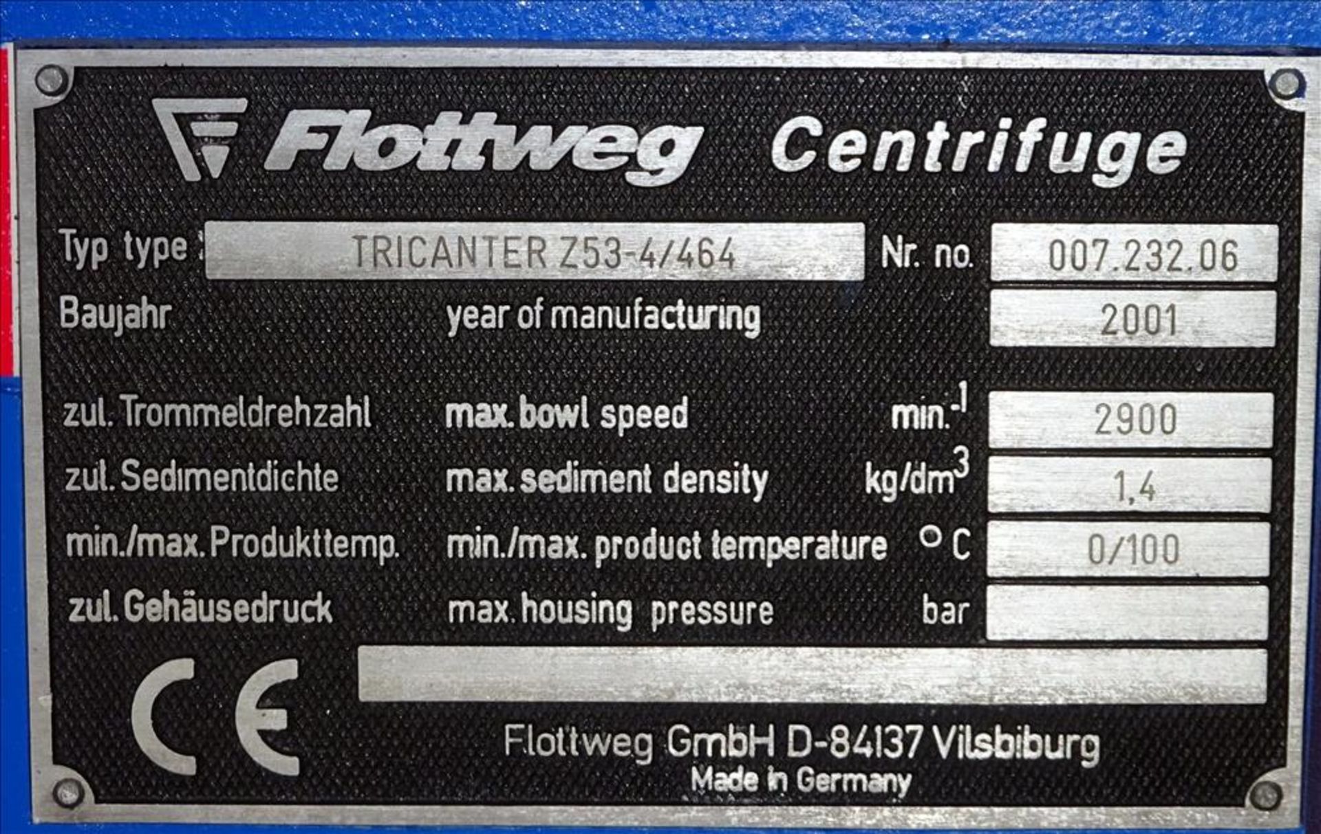 Flottweg Tricanter Centrifuge - Image 35 of 41