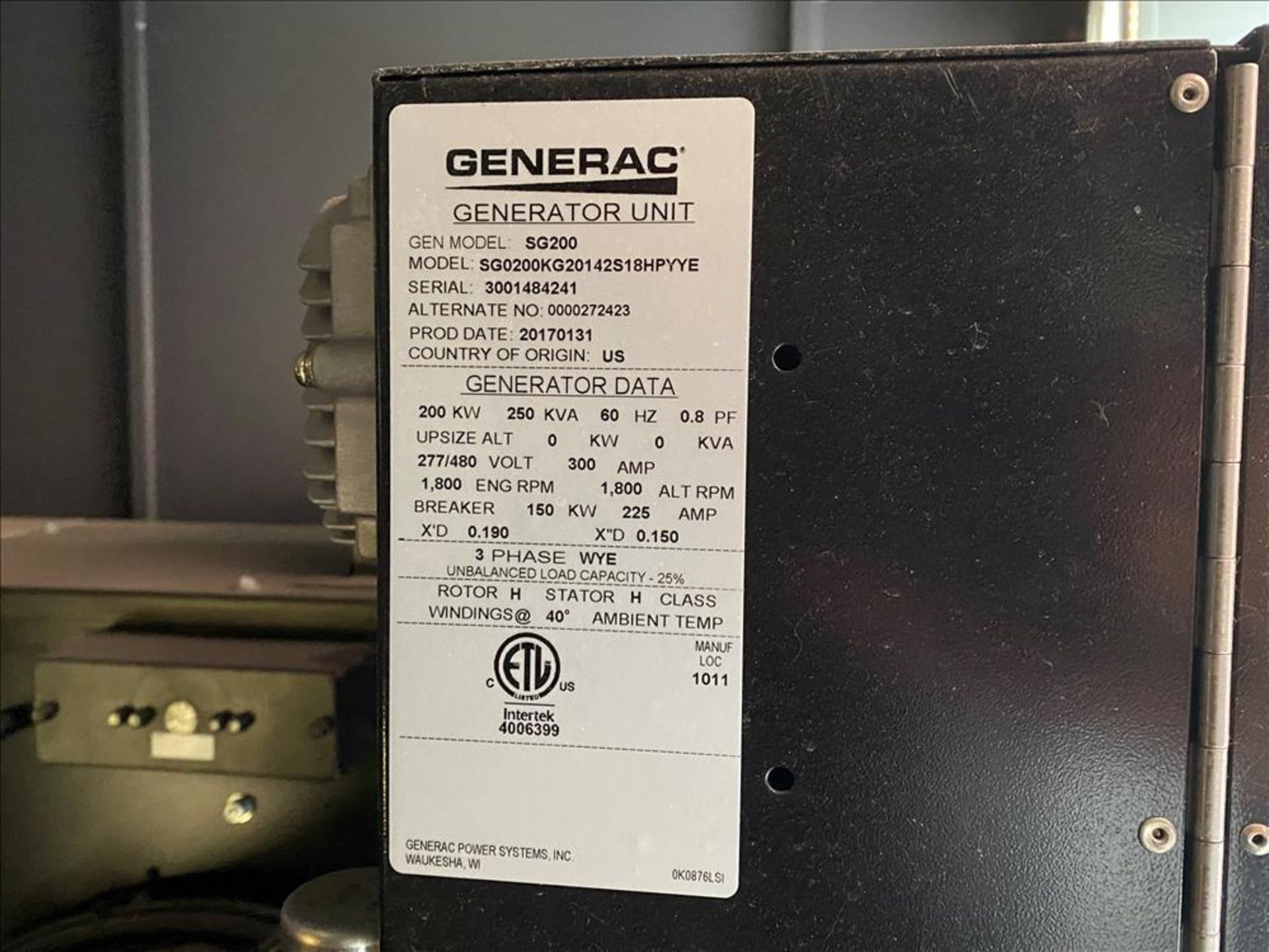 Generac Diesel Generator - Image 20 of 24