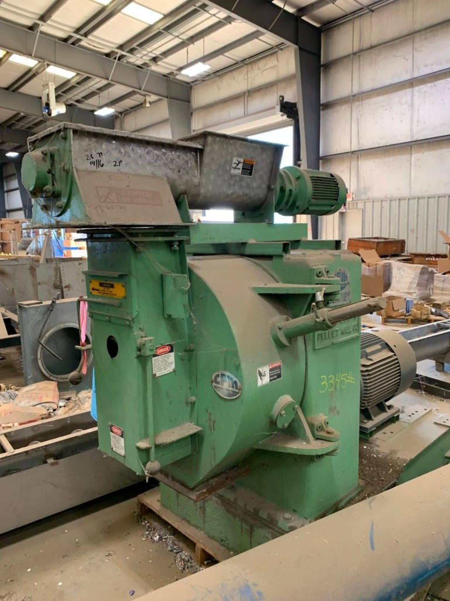 Used- California Century Series Pellet Mill, Model 75C. Rated 2000 Pounds Per hour, 410-16 stainless - Image 2 of 6