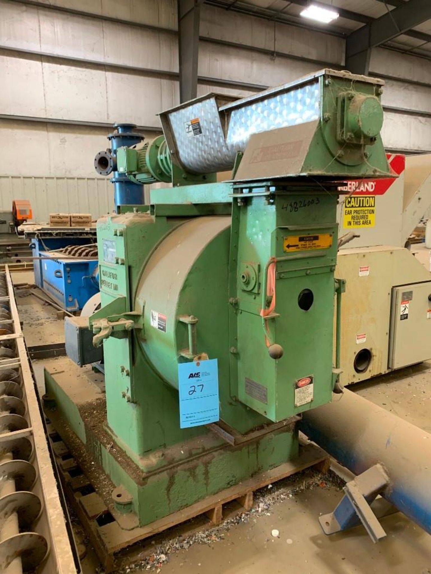 Used- California Century Series Pellet Mill, Model 75C. Rated 2000 Pounds Per hour, 410-16 stainless