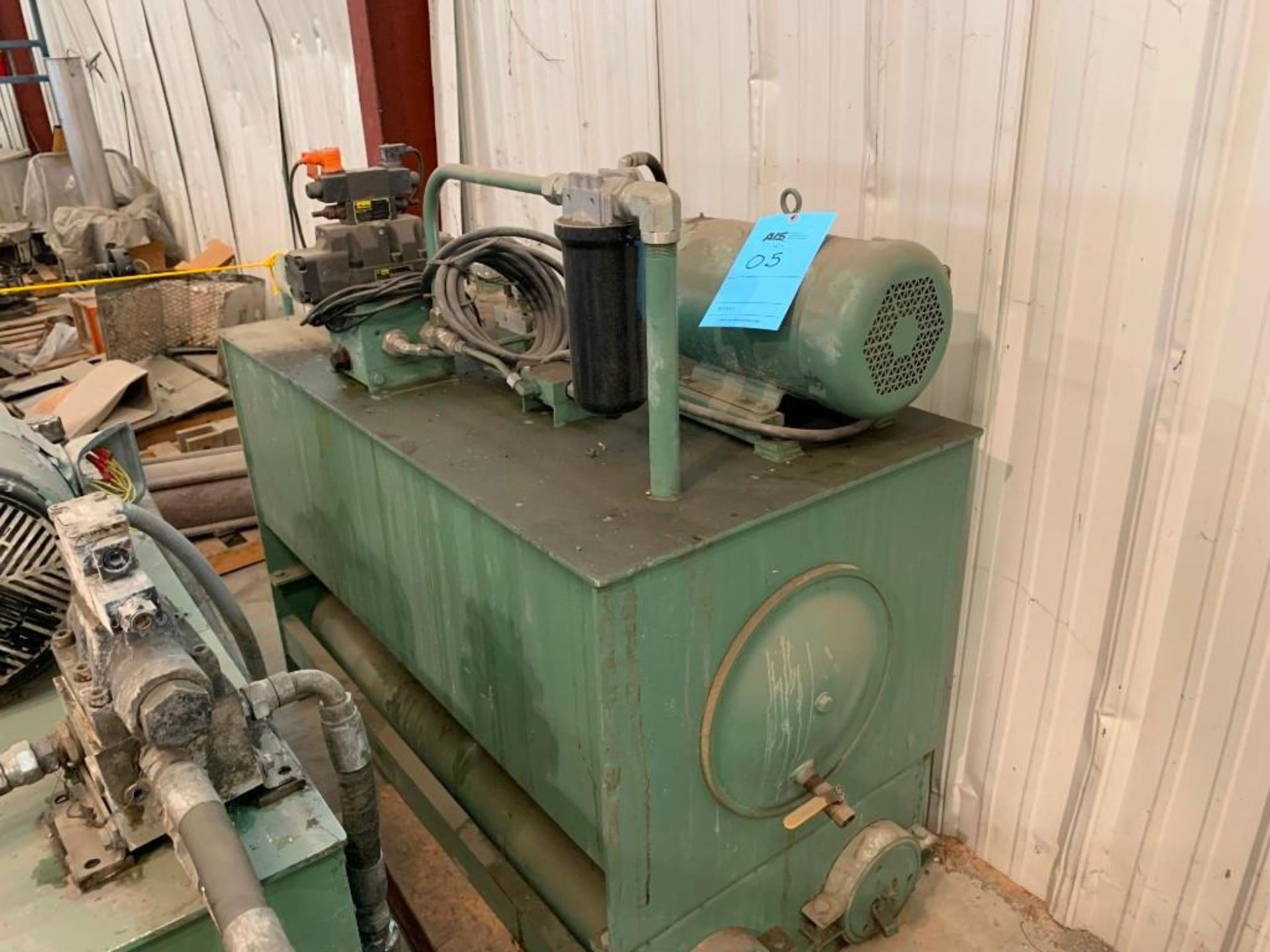 Used- Beringer 12" Hydraulic Slide Plate Screen Changer. Model 1200. (2) 12" nominal breaker plates. - Image 3 of 4