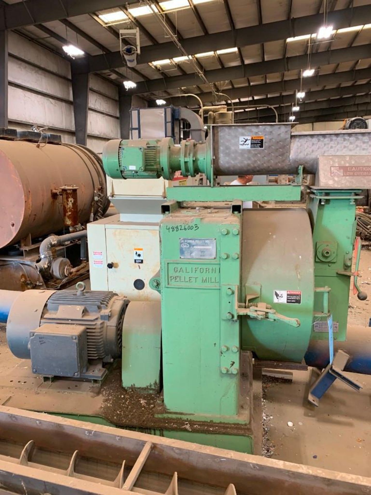 Used- California Century Series Pellet Mill, Model 75C. Rated 2000 Pounds Per hour, 410-16 stainless - Image 6 of 6