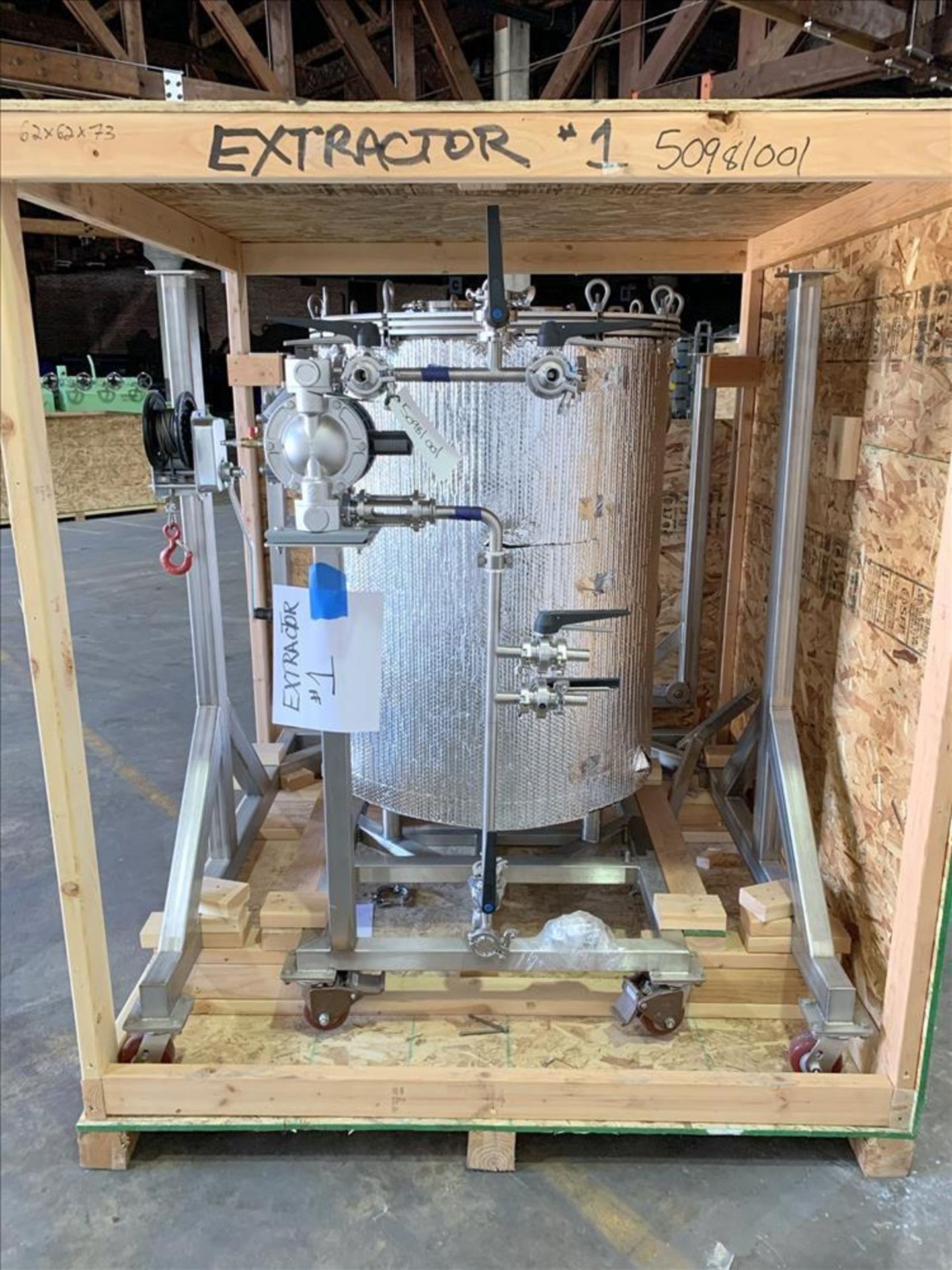 UNUSED - New In Crates - Eden Labs 3-Circuit Ethanol Platform Extraction & Solvent Recovery System - Image 51 of 152