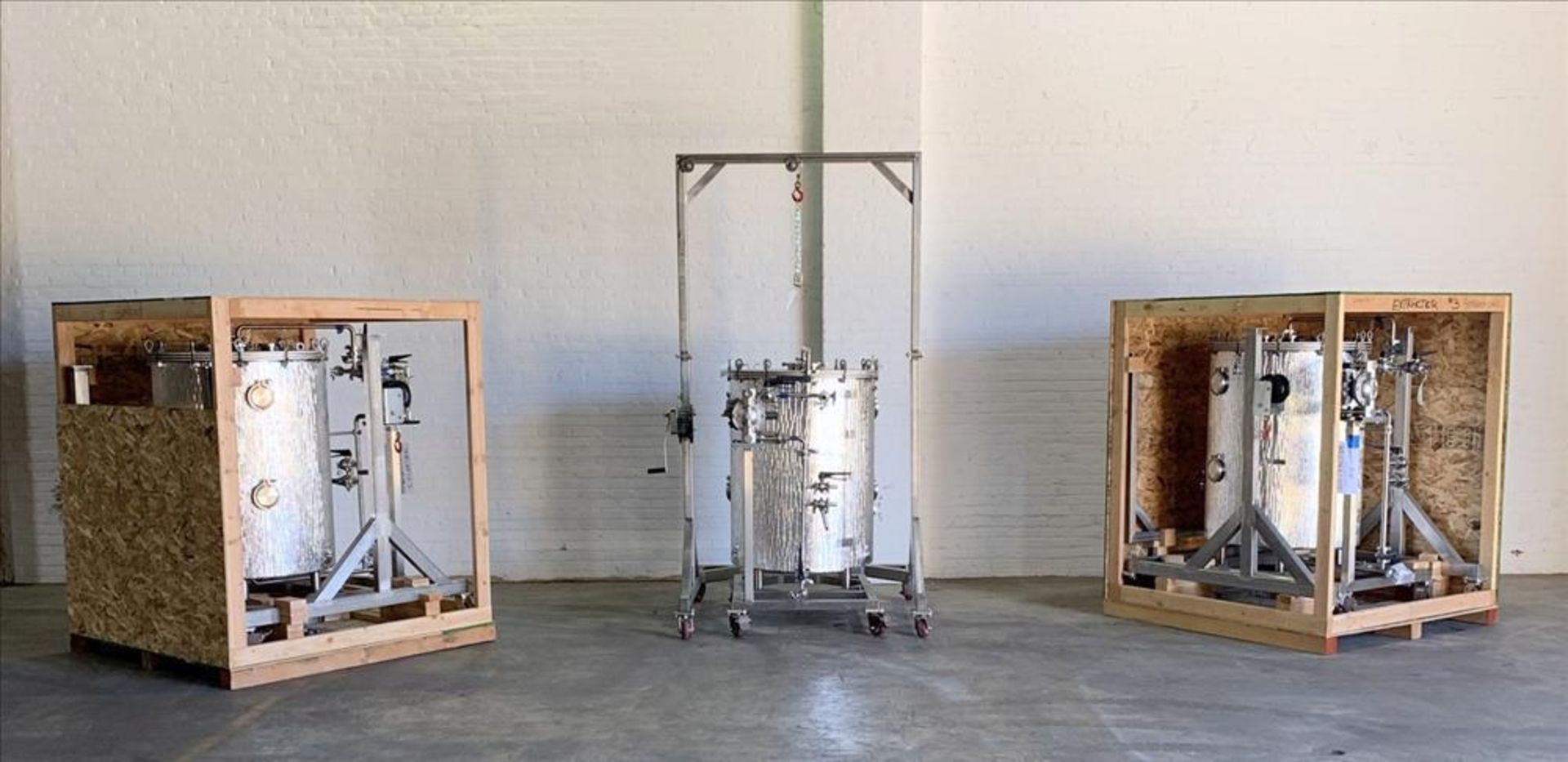 UNUSED - New In Crates - Eden Labs 3-Circuit Ethanol Platform Extraction & Solvent Recovery System - Image 49 of 152