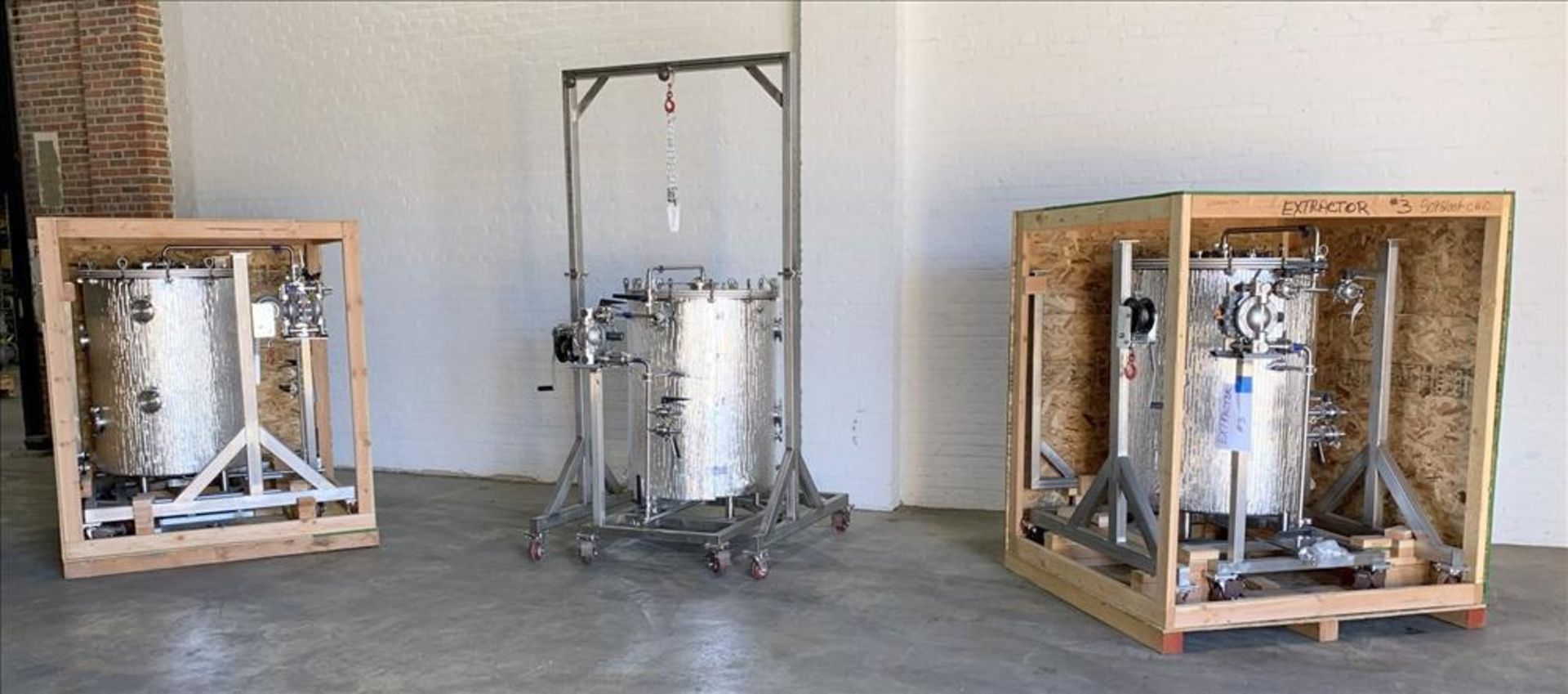 UNUSED - New In Crates - Eden Labs 3-Circuit Ethanol Platform Extraction & Solvent Recovery System - Image 50 of 152