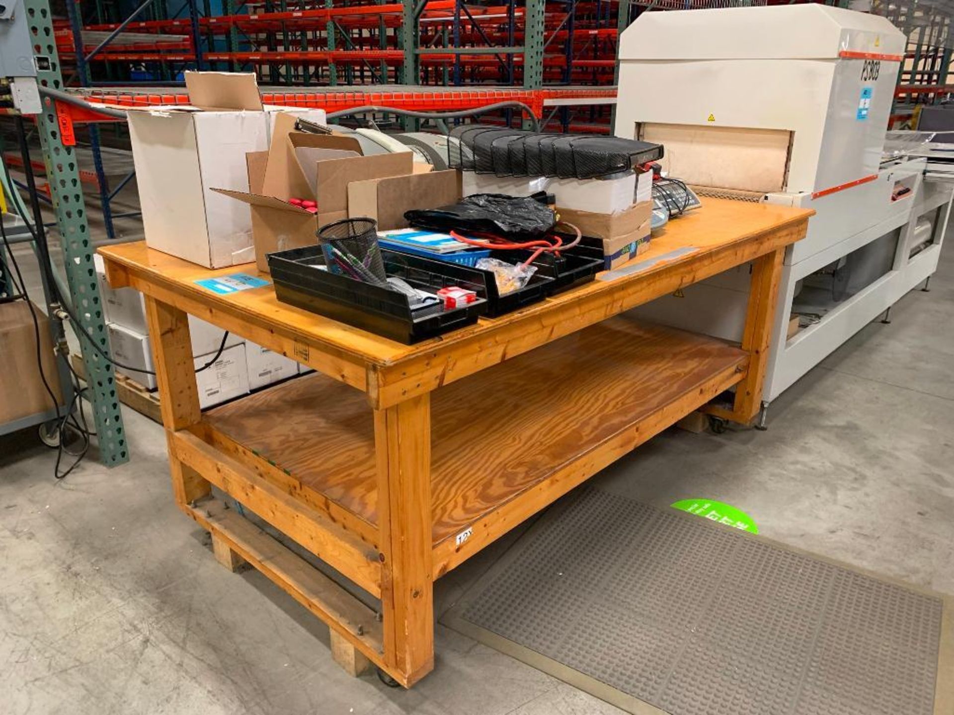 LOT: (2) Benchtop Digital Scales, (3) Better Packages Machines, and Assorted Office Supplies on (2)