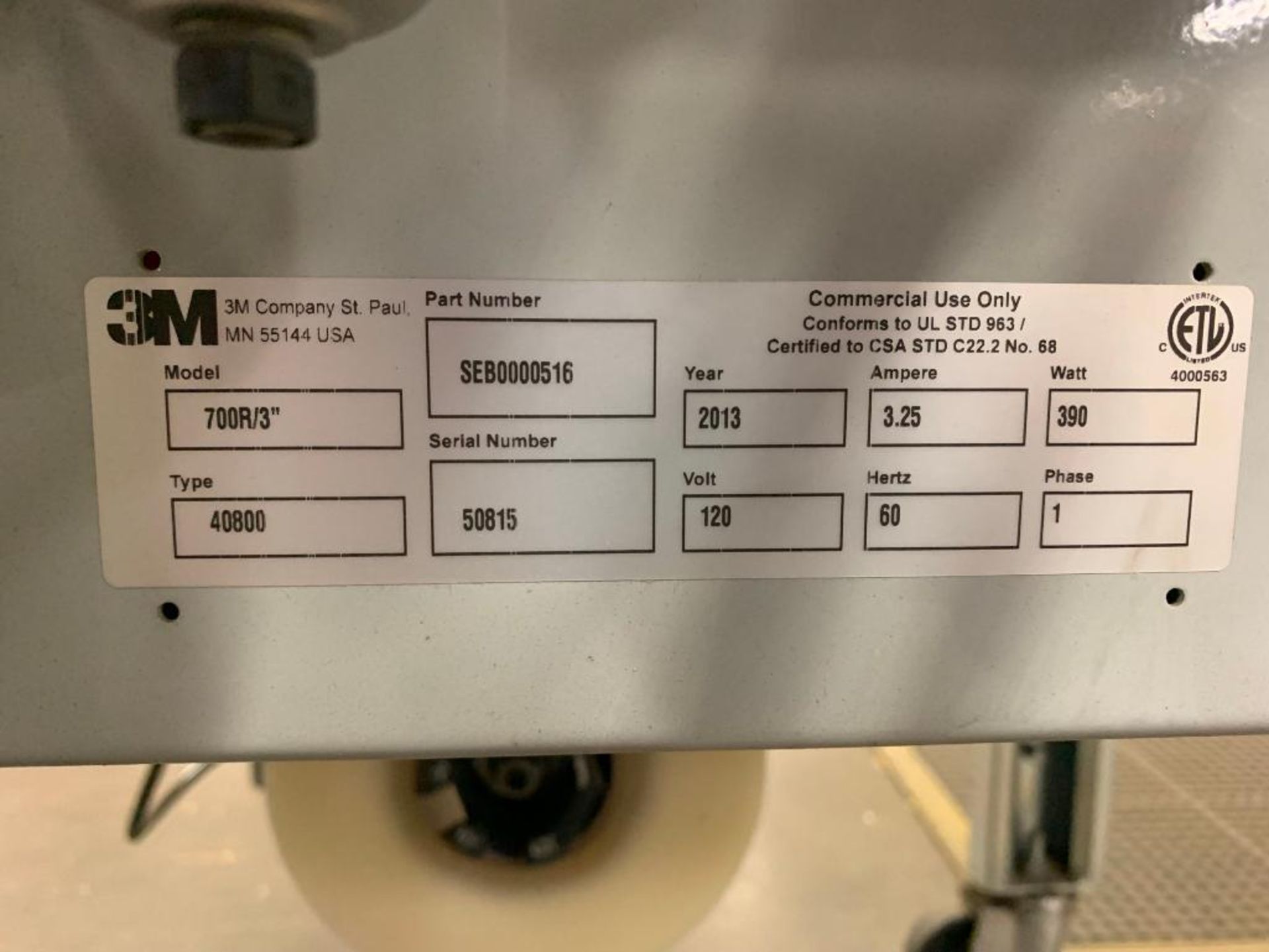 Box Sealing Packaging Line consisting of: � 3M-Matic Random Case Sealer Model 700R/3", S/N 50815 (20 - Image 10 of 22