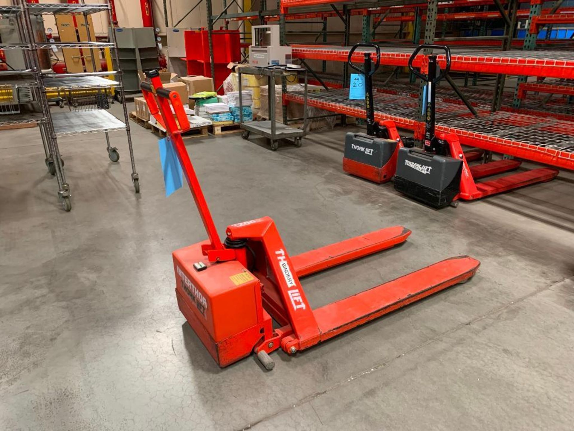 Interthor 2200 Lbs. Electric Pallet Jack Model Thork Lift