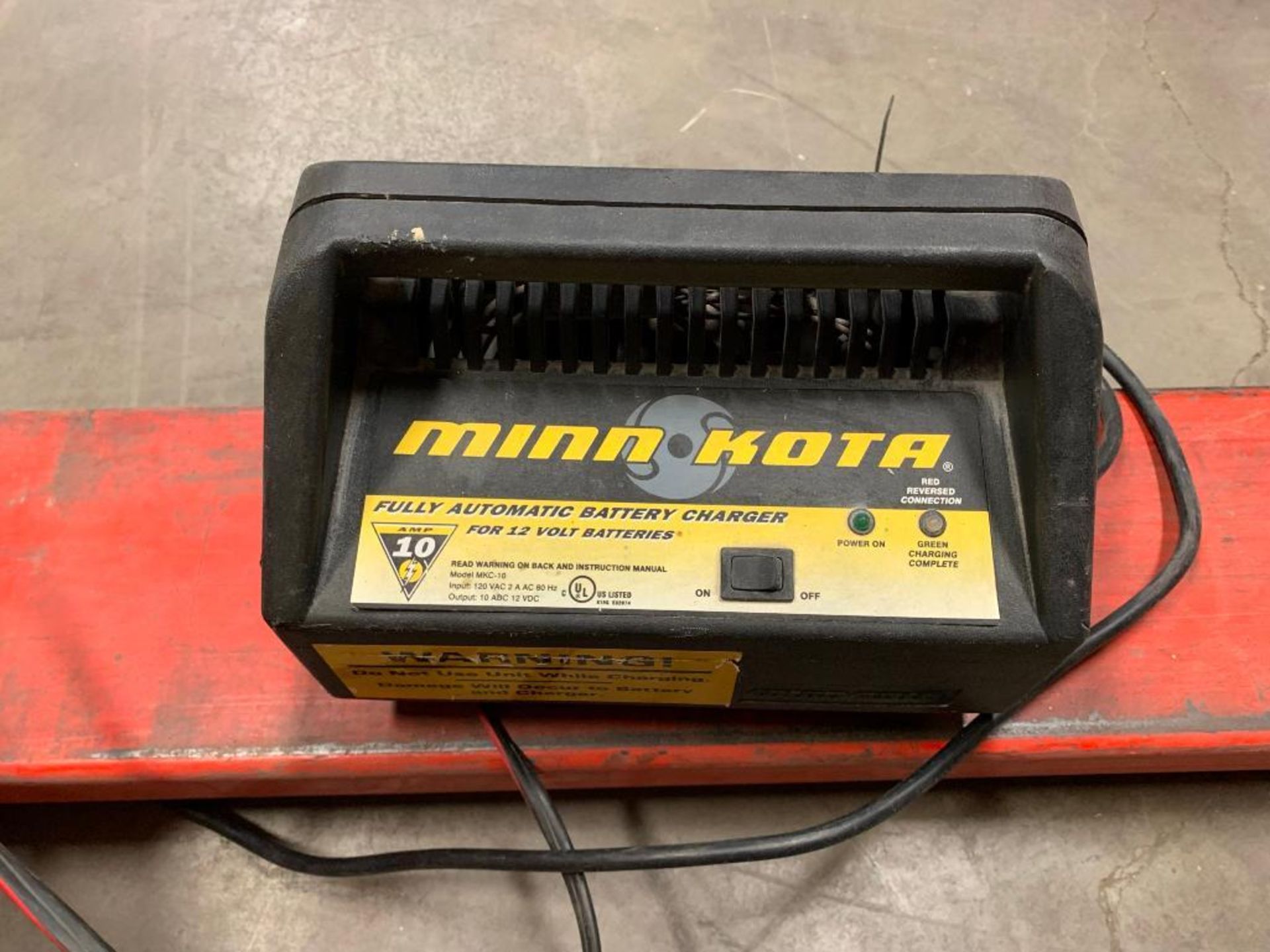 Interthor 3300 Lbs. Electric Pallet Jack Model Thork Lift, w/ Minn Kota Battery Charger - Image 3 of 3