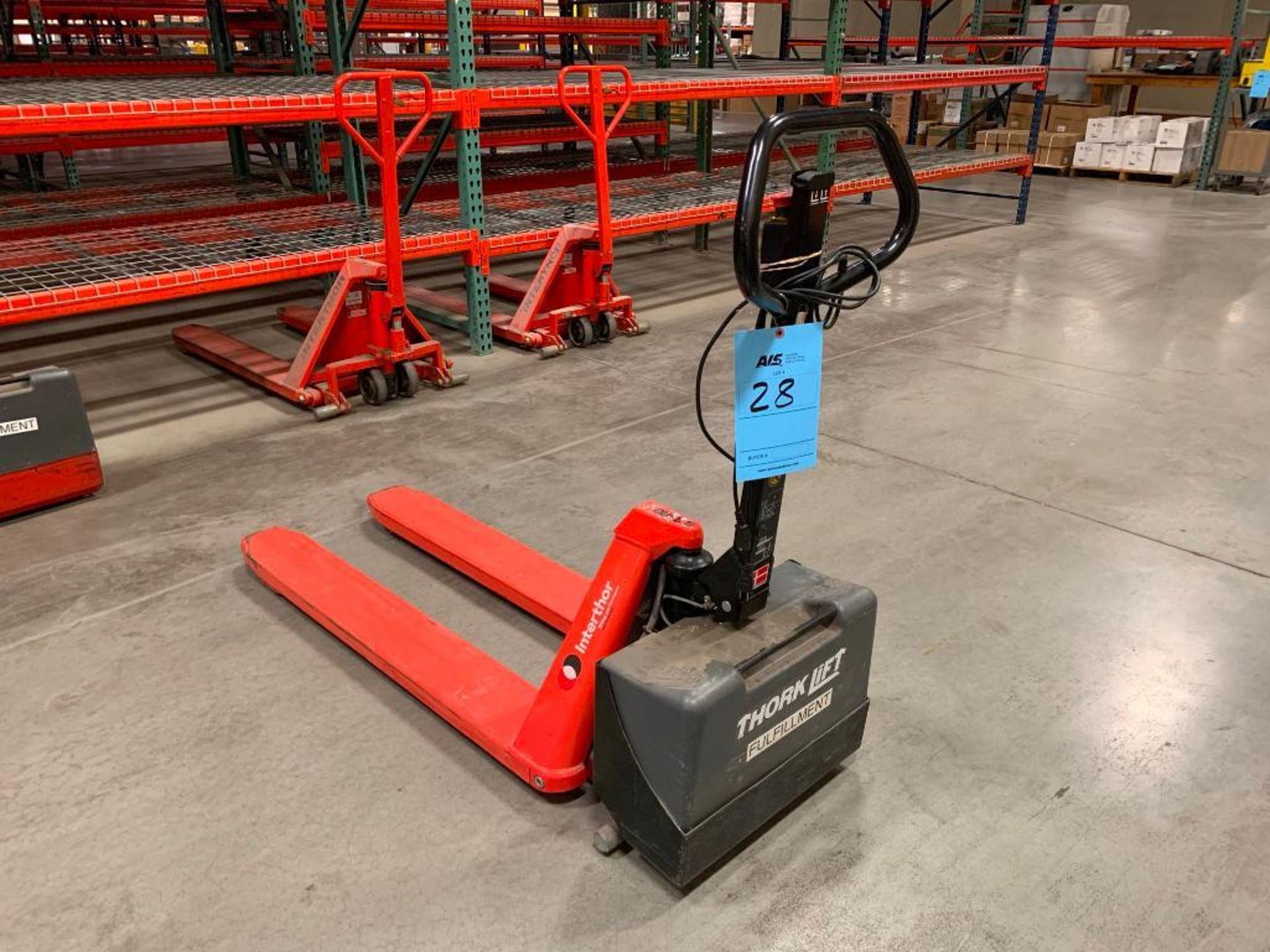 Interthor 3300 Lbs. Electric Pallet Jack Model Thork Lift