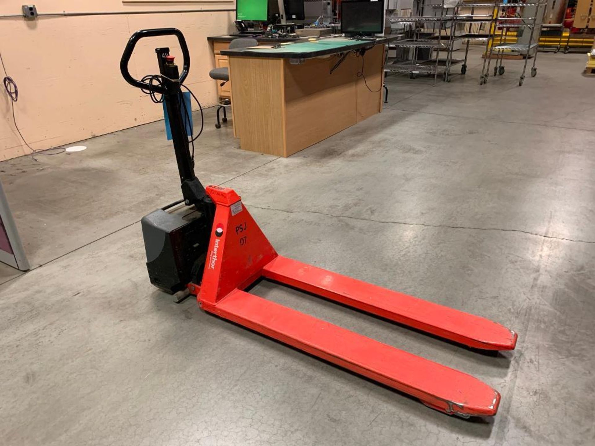 Interthor 3300 Lbs. Electric Pallet Jack Model Thork Lift - Image 2 of 2