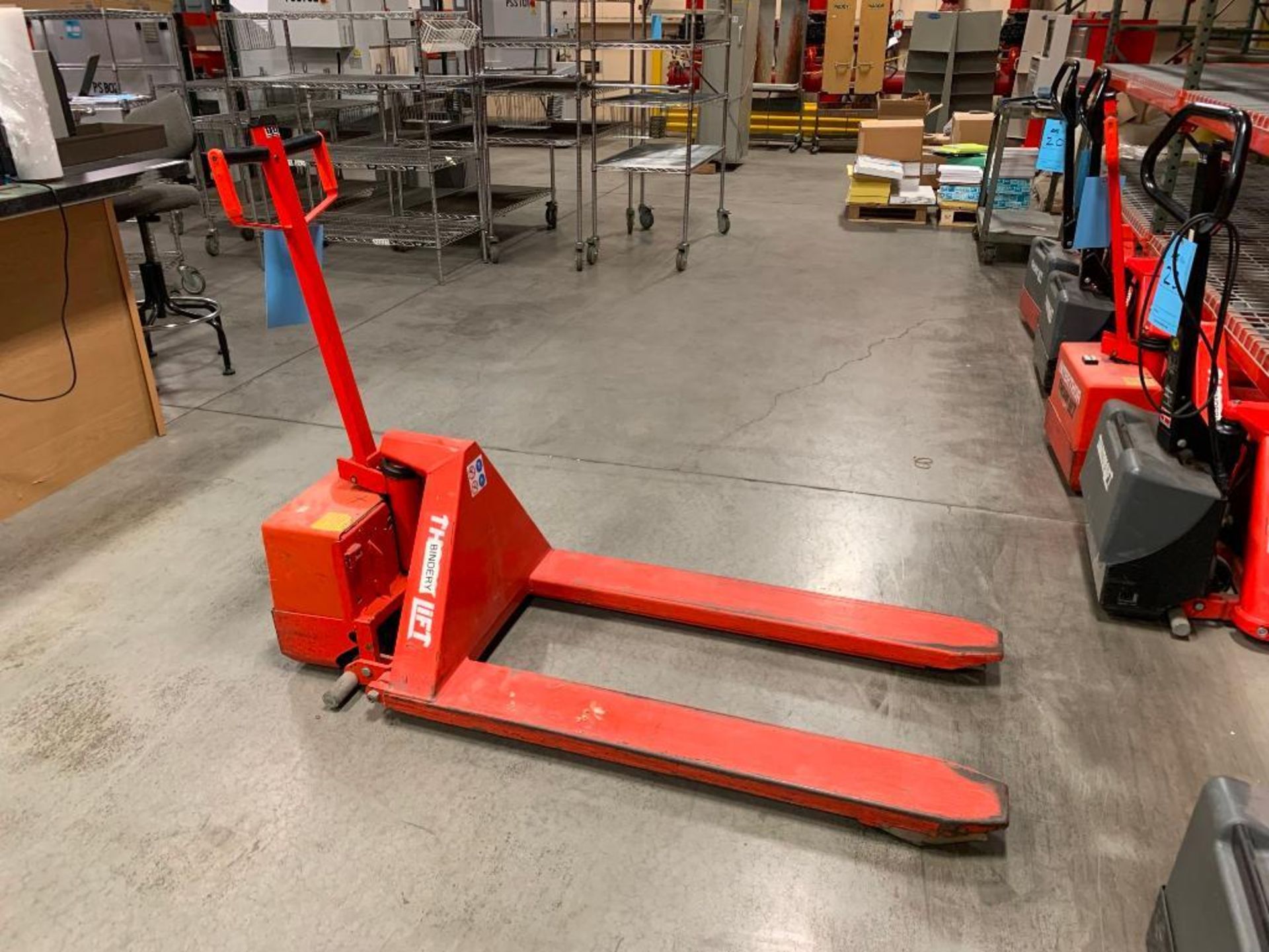 Interthor 2200 Lbs. Electric Pallet Jack Model Thork Lift - Image 2 of 2