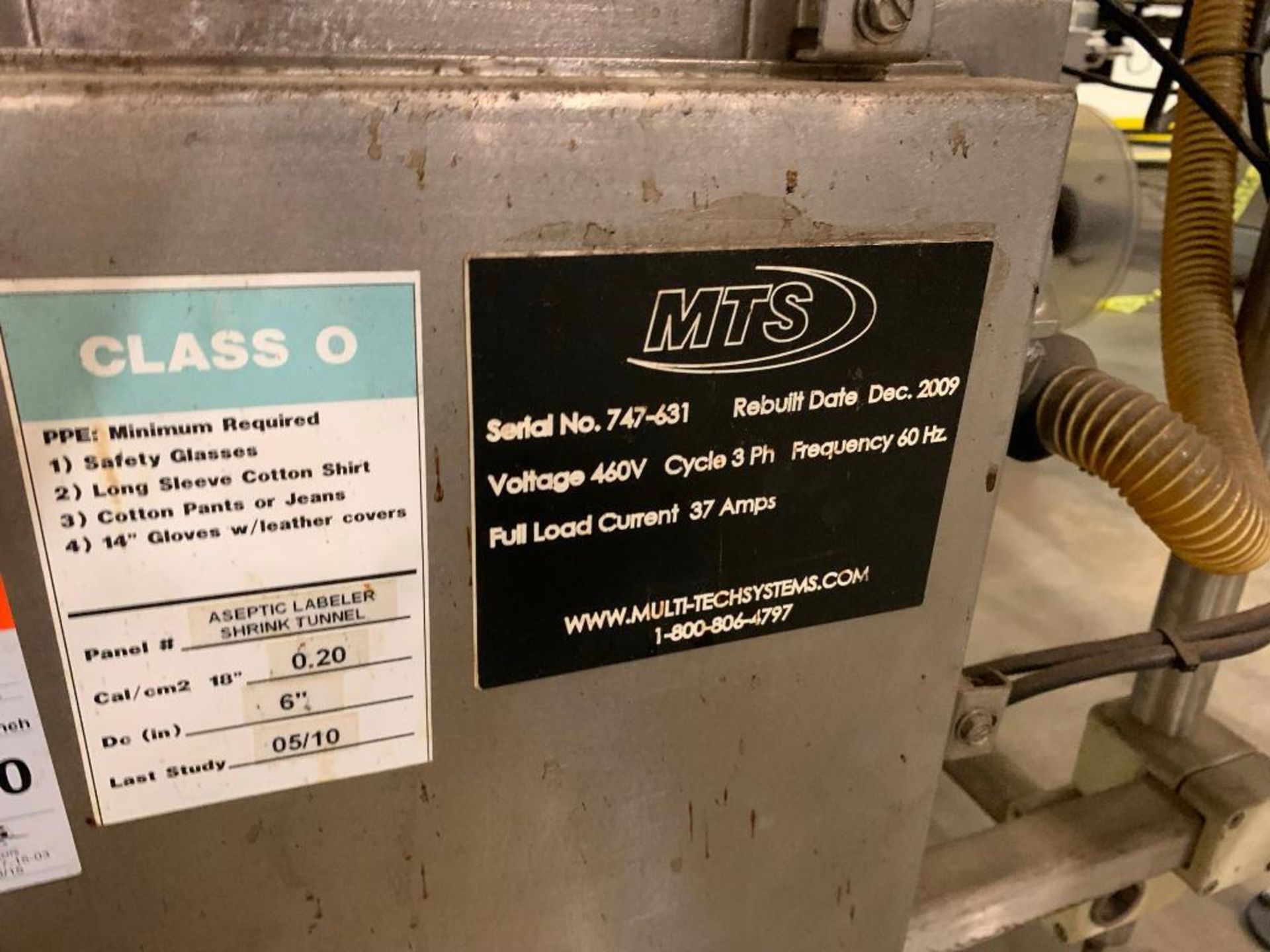 MTS 4-Arm Wraparound Bottle Labeler with Krones Programmable Coder Model "Labeler" - Image 14 of 14