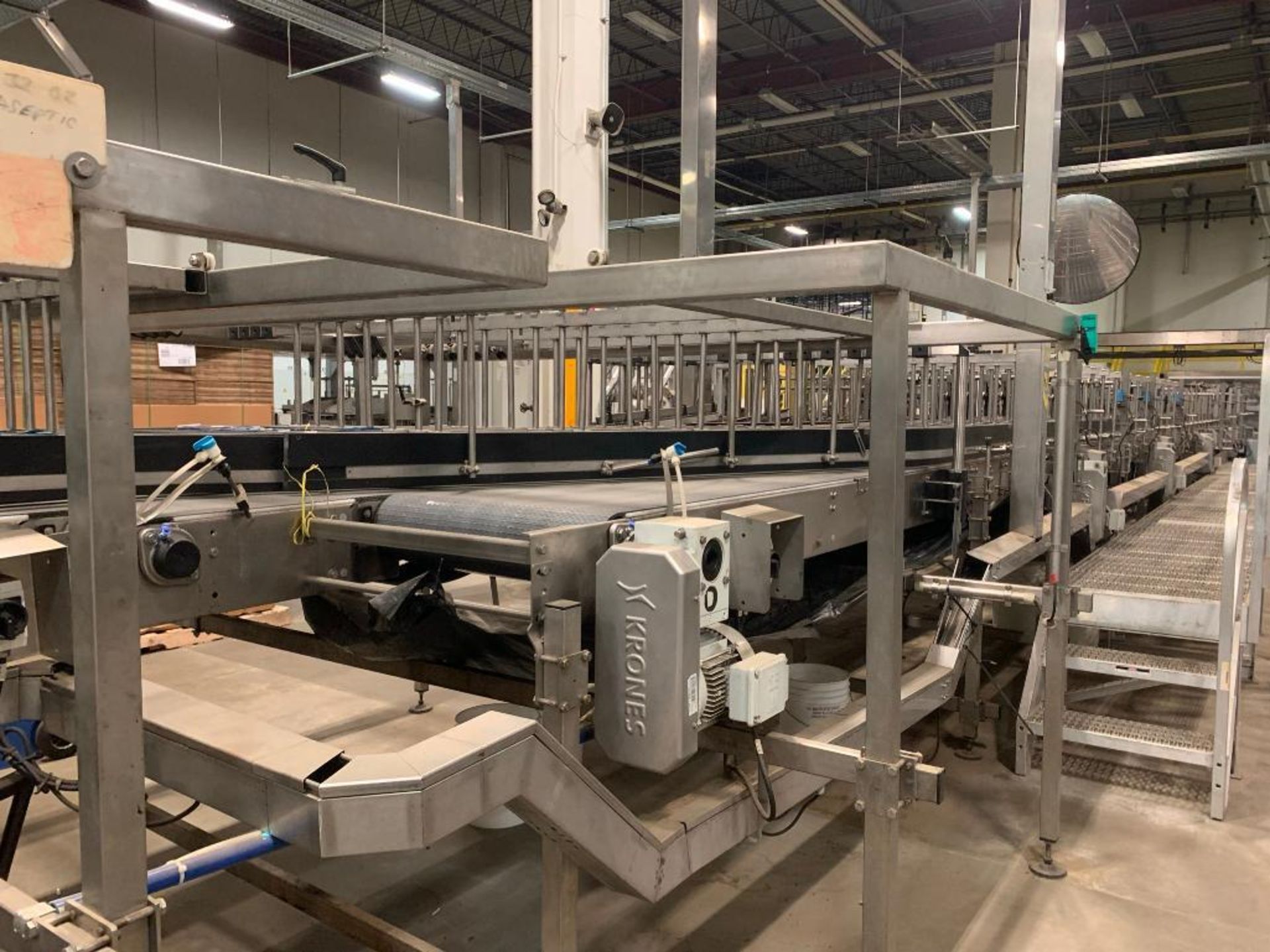 LOT: All Krones Bottle Laner/Diverter Conveyor throughout Packaging Area - Image 5 of 14