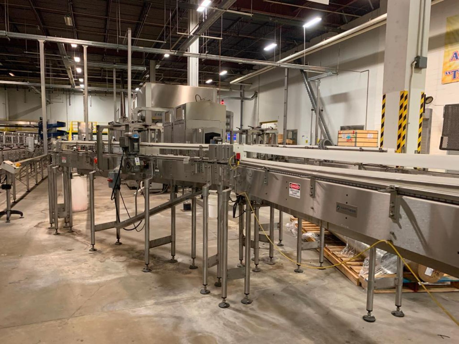 LOT: All Krones Synco Bottle Conveyor & Hartness Bottle Conveyor throughout Packaging Area - Image 8 of 15