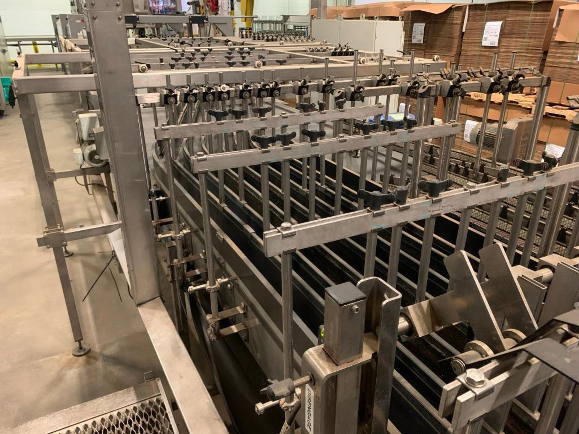 LOT: All Krones Bottle Laner/Diverter Conveyor throughout Packaging Area - Image 4 of 14