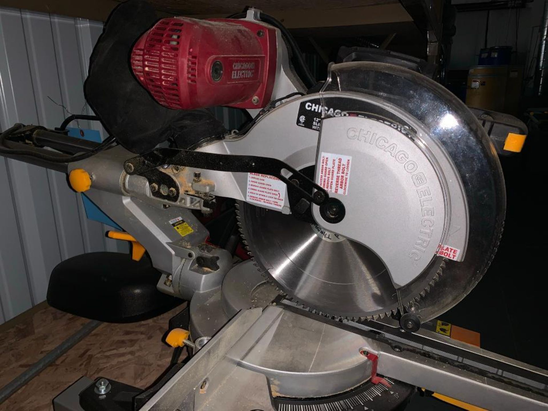 Chicago Electric 12" Double-Bevel Sliding Compound Miter Saw - Image 4 of 6