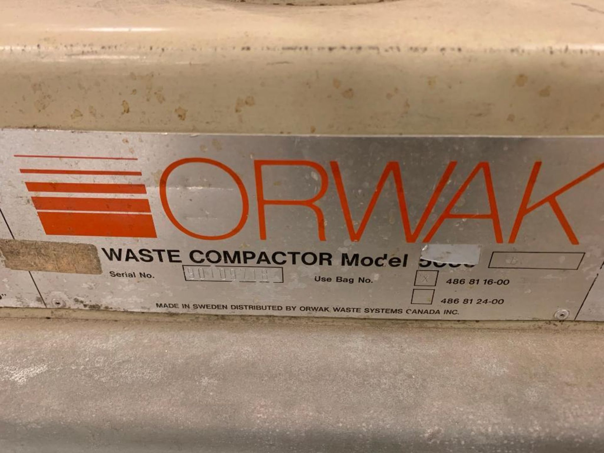 Orwak Waste Compactor. - Bild 4 aus 4