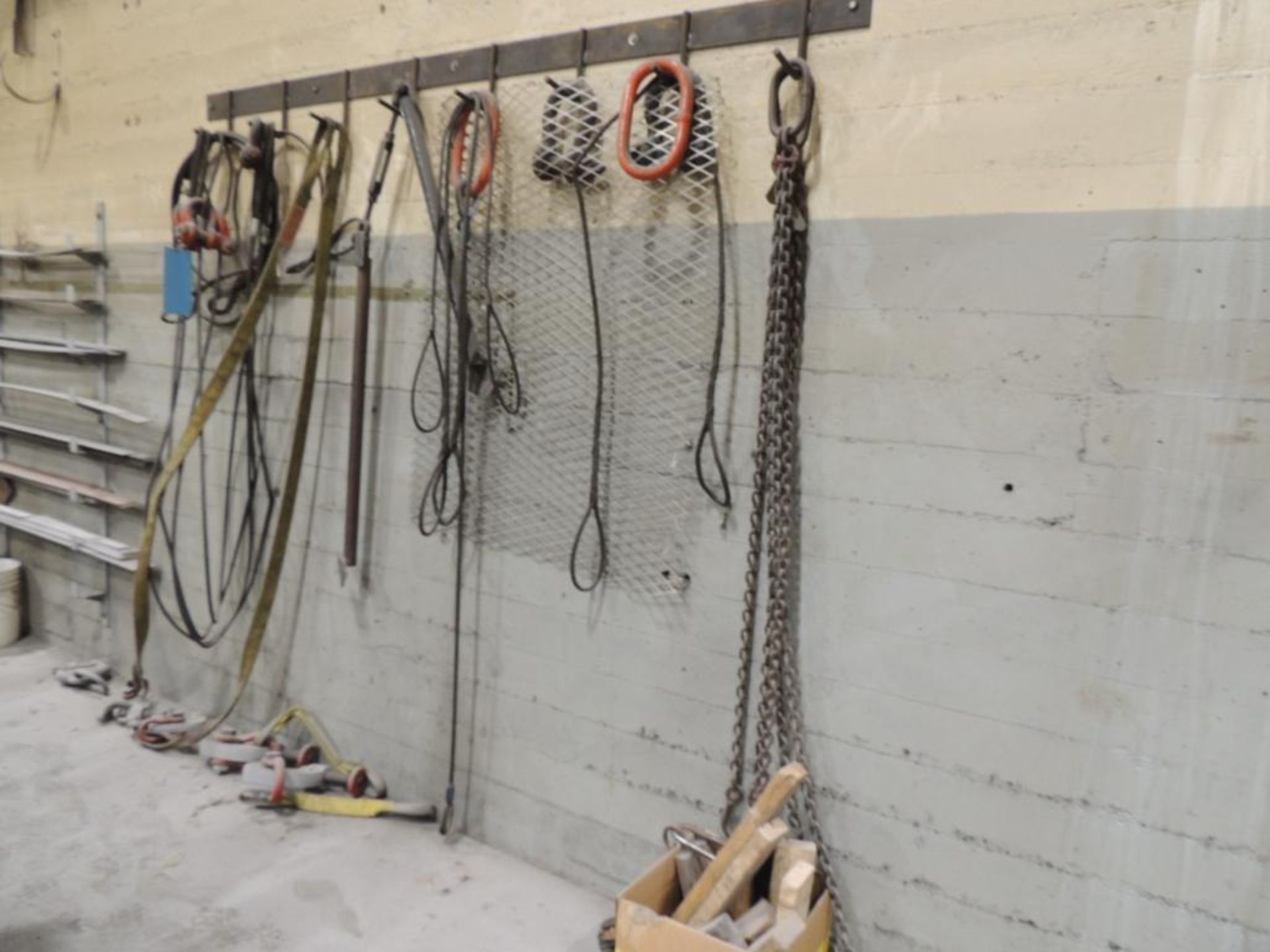 ASSORTED LIFTING CHAINS, CABLE SLINGS, LIFTING CLAMPS (Building T3) - Image 2 of 2