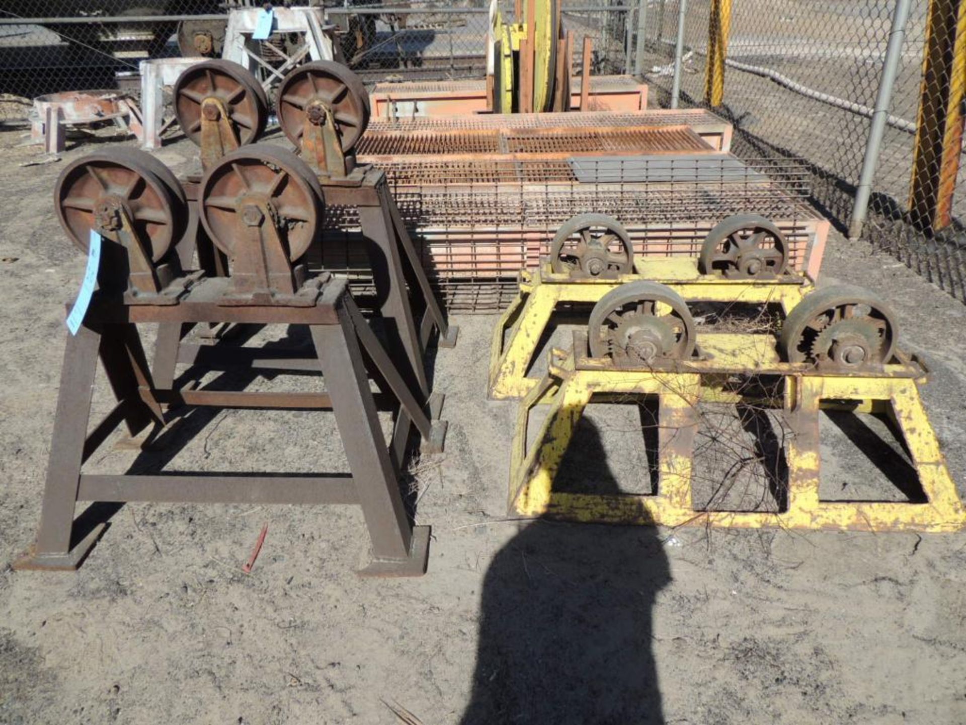 (4) SHOPBUILT ROLLER STANDS (Yard)