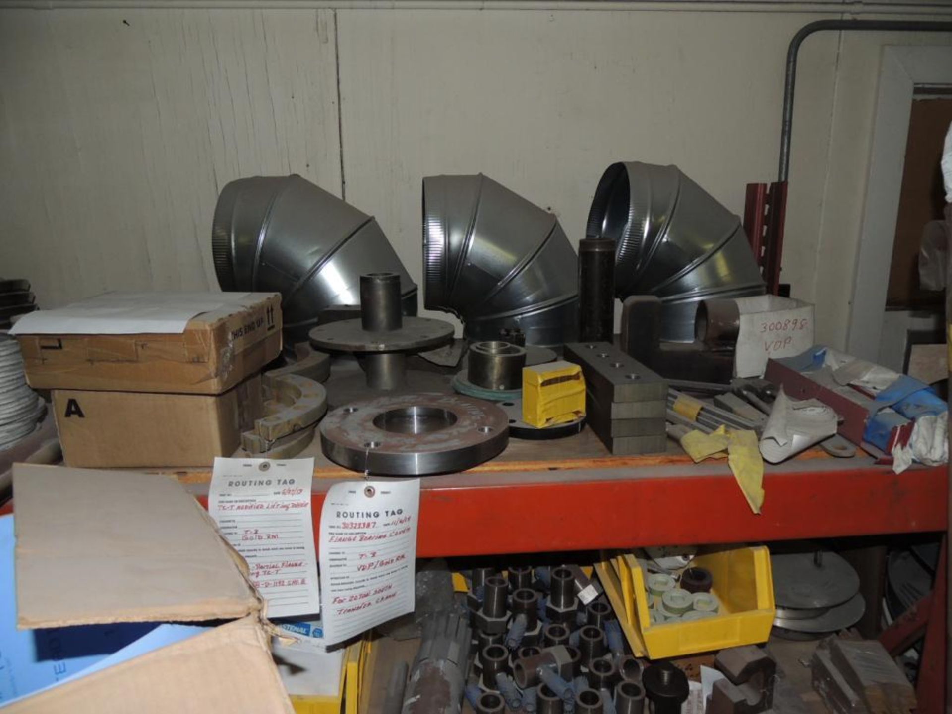 Contents of Gold Room/Critical Parts Storage Area: Scrapper Assembly Parts, Bellows Rings, Inconel B - Image 9 of 23