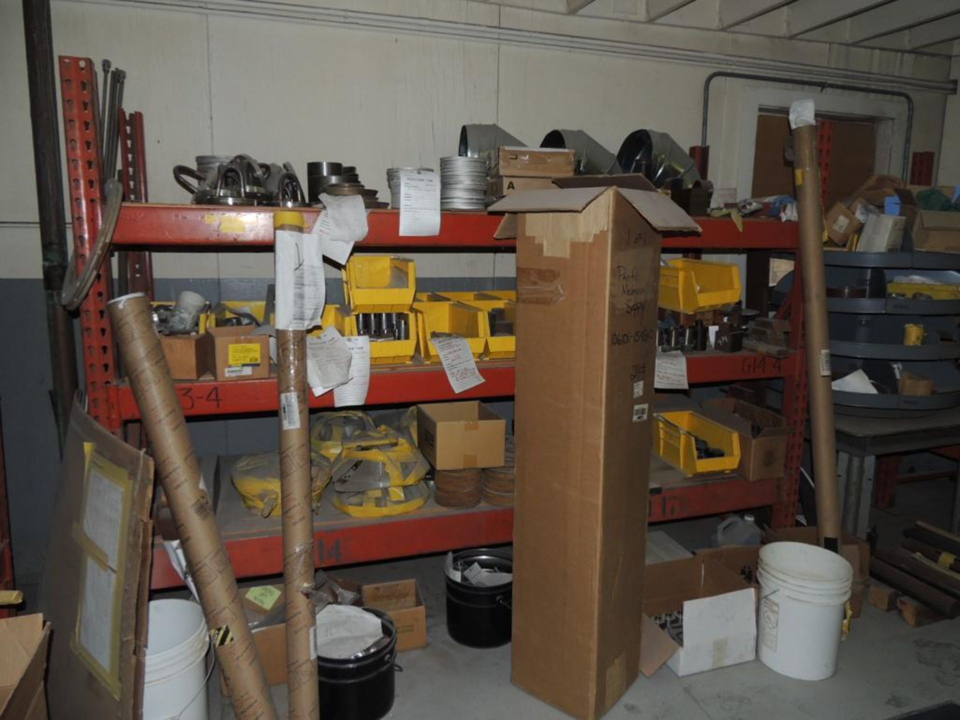 Contents of Gold Room/Critical Parts Storage Area: Scrapper Assembly Parts, Bellows Rings, Inconel B - Image 3 of 23