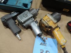 (3) IMPACTS, 3/8 IN. INGERSOLL RAND, 1/2 IN. BD TOOLS, 3/4 IN. INGERSOLL RAND (Building T3)